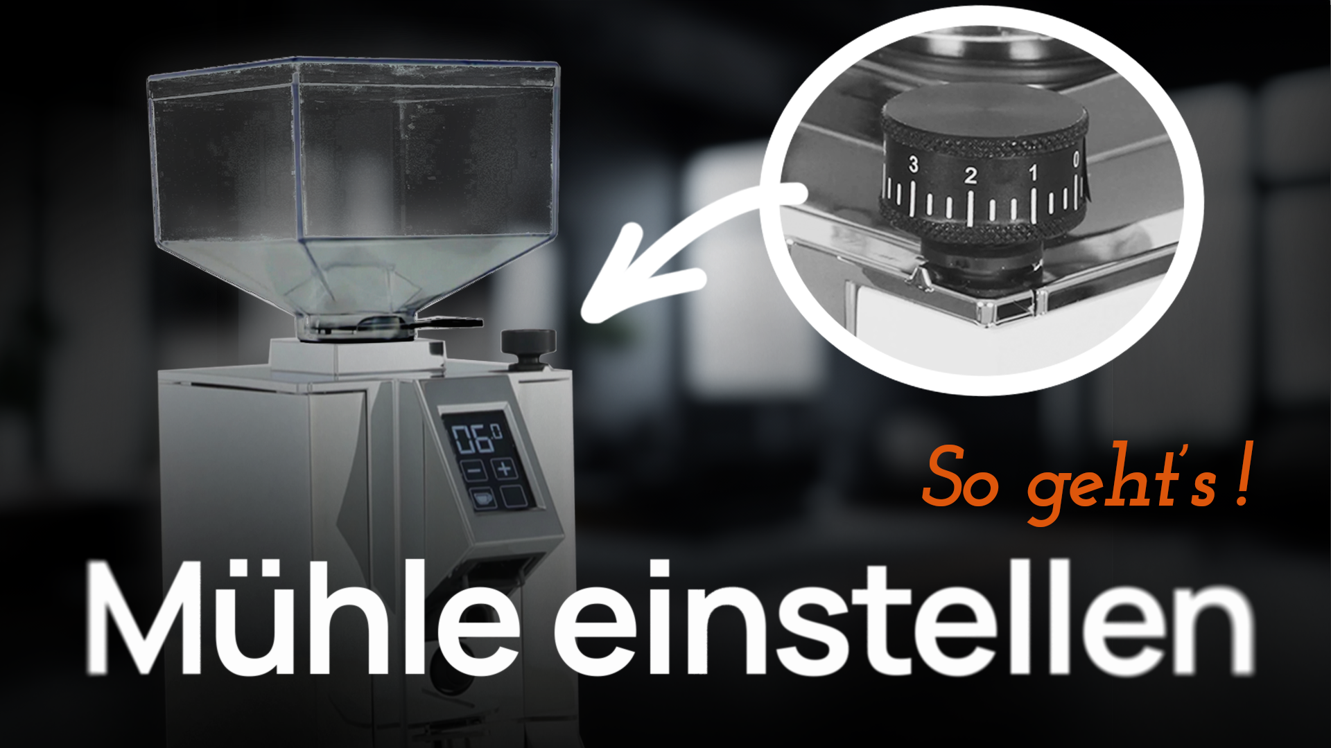 Kaffeemühle einstellen: So gehts!