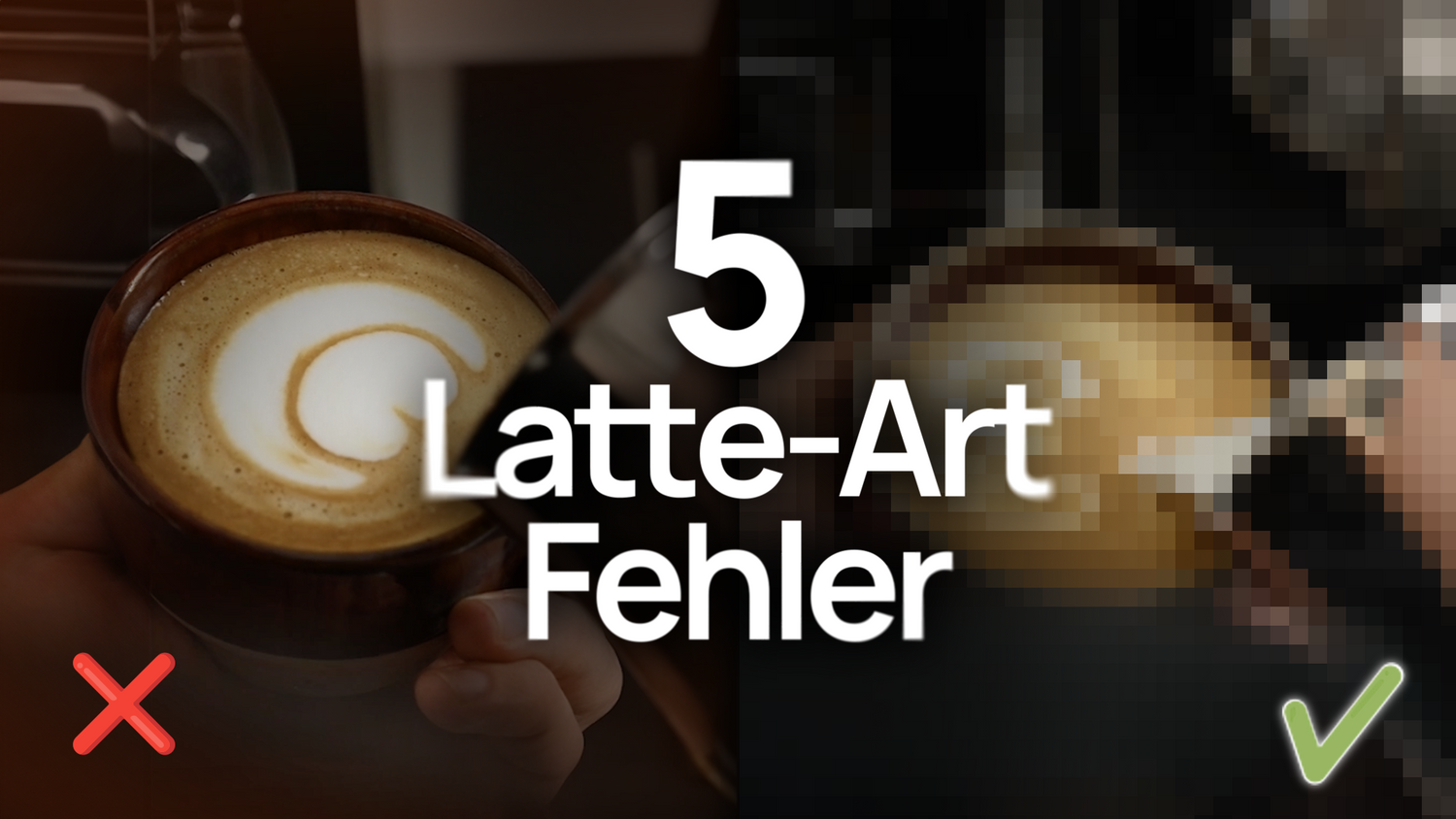 5 Latte-Art Fehler und wie du sie vermeidest!