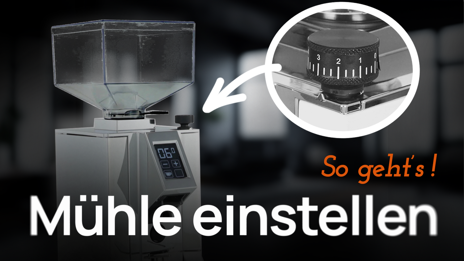 Kaffeemühle einstellen: So gehts!