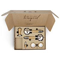 Brewspire Holz Veredelungsset Draufsicht in Karton