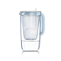 Brita Tischwasserfilter auf weißem Hintergrund