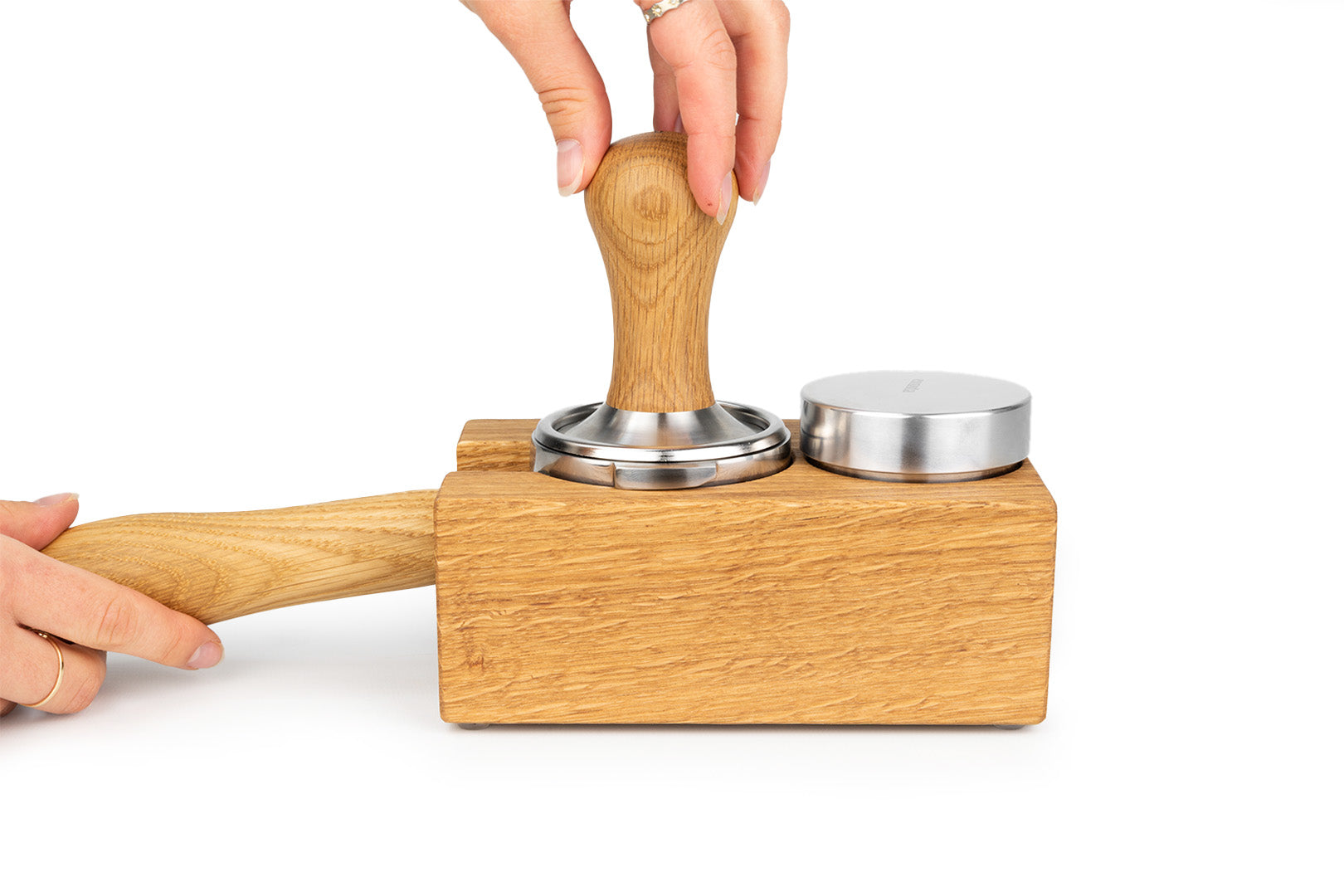 Tampingstation Holz Duo