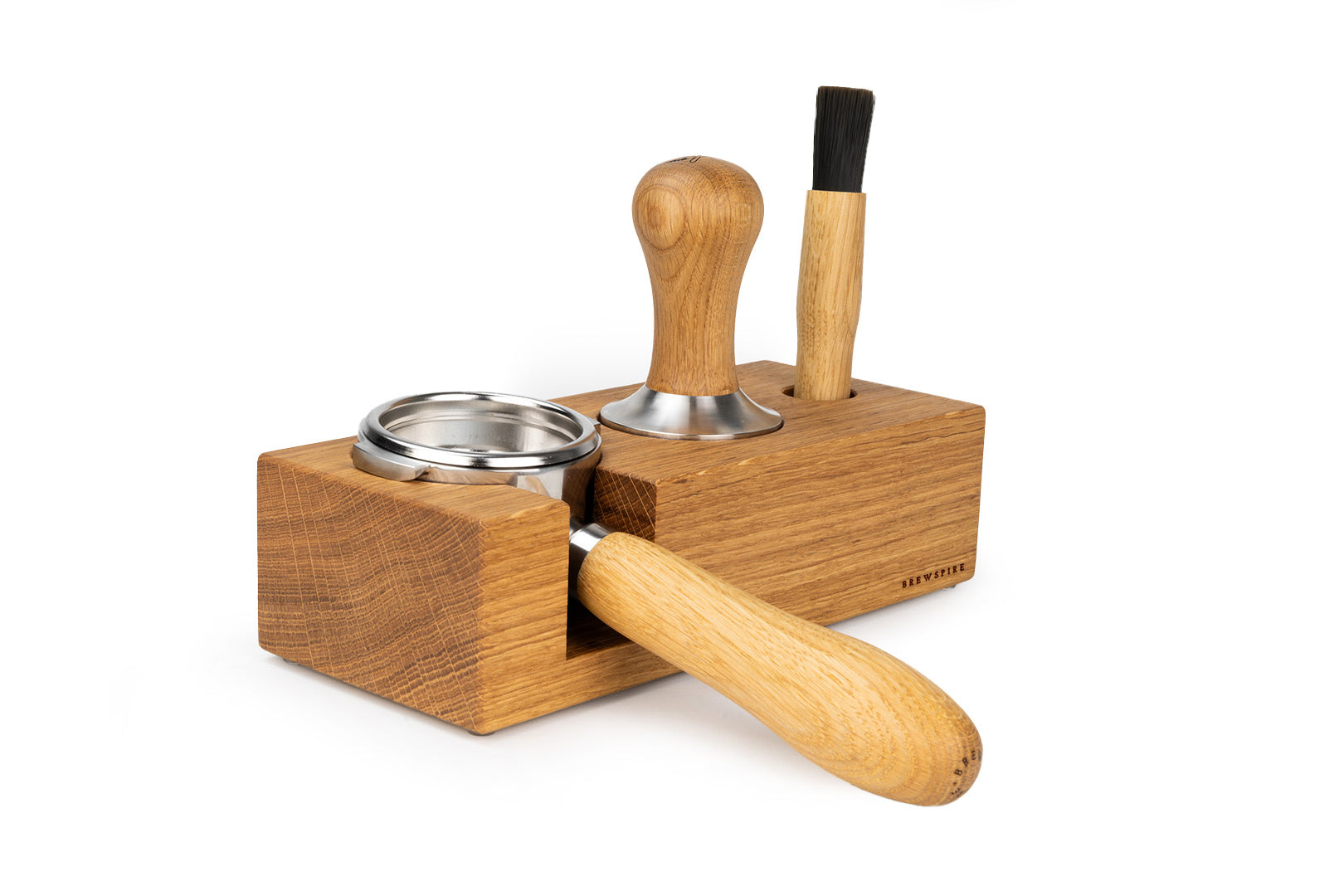 Tampingstation Holz Trio (quer Pinsel)