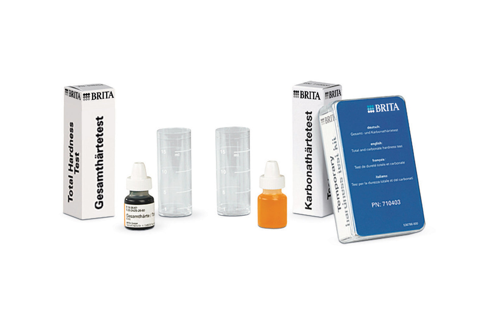 Brita Gesamt- und Karbonathärte-Testkit