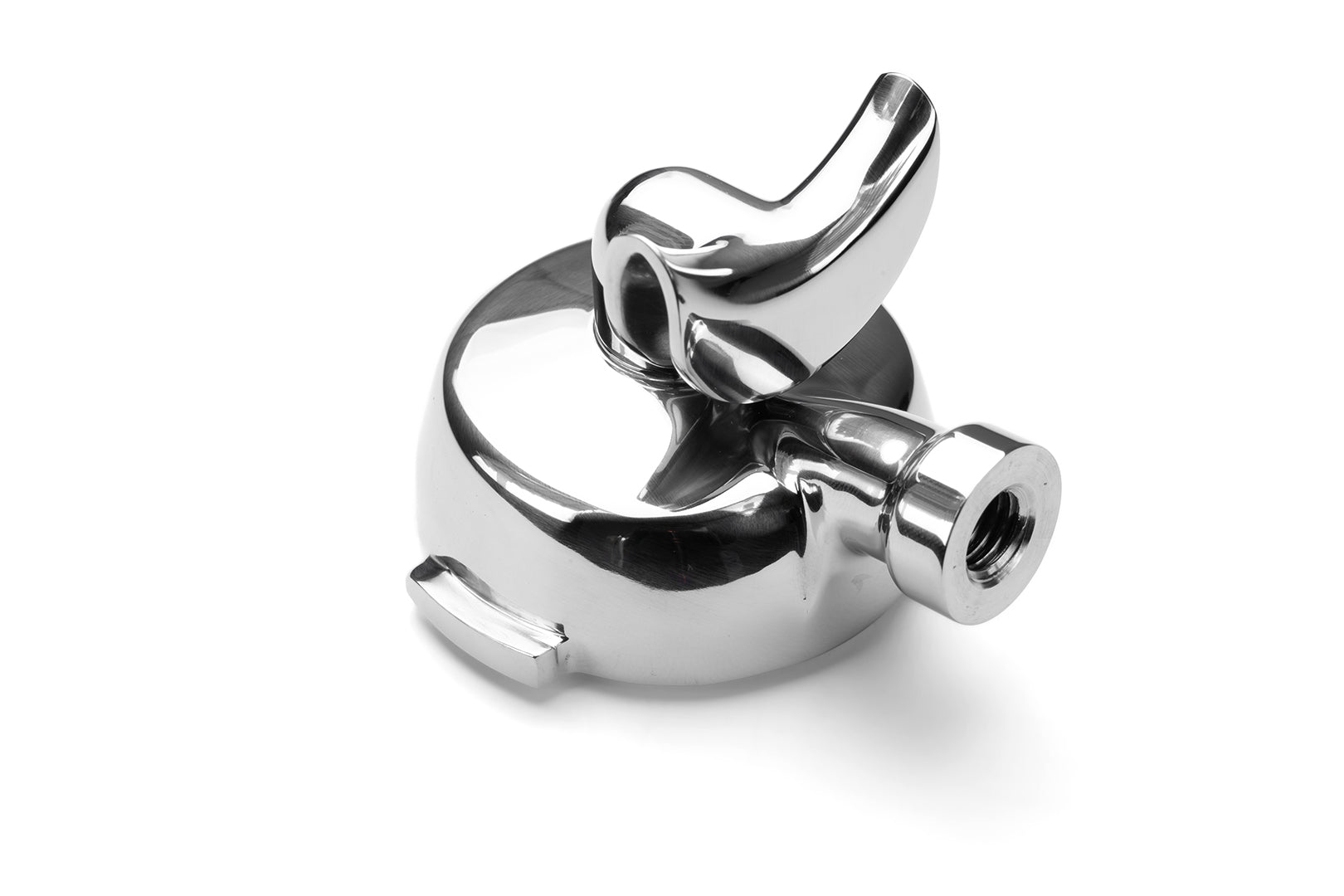 Siebträgerkörper Edelstahl - Doppelauslauf