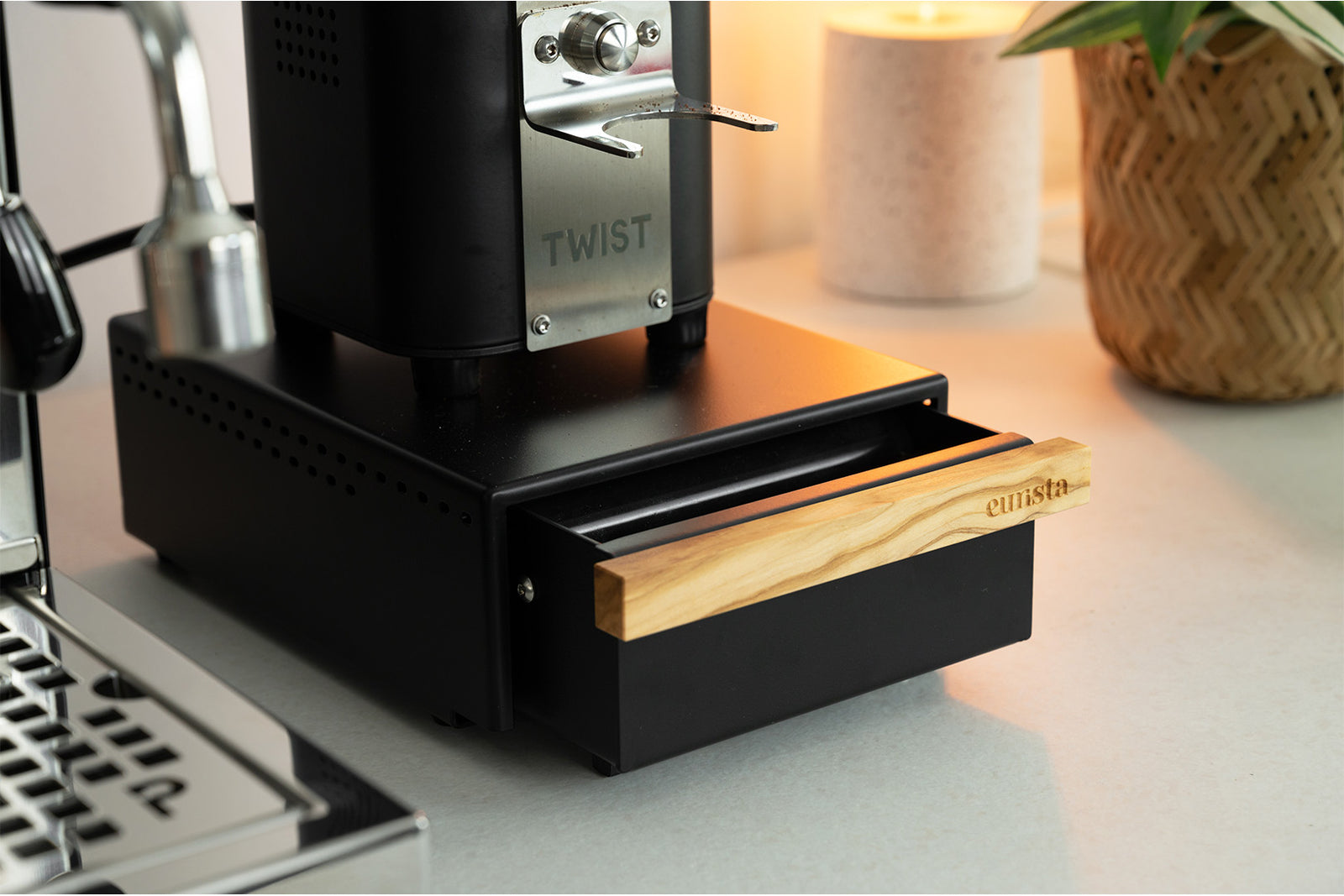 Sudschublade schwarz - eurista knock drawer M black