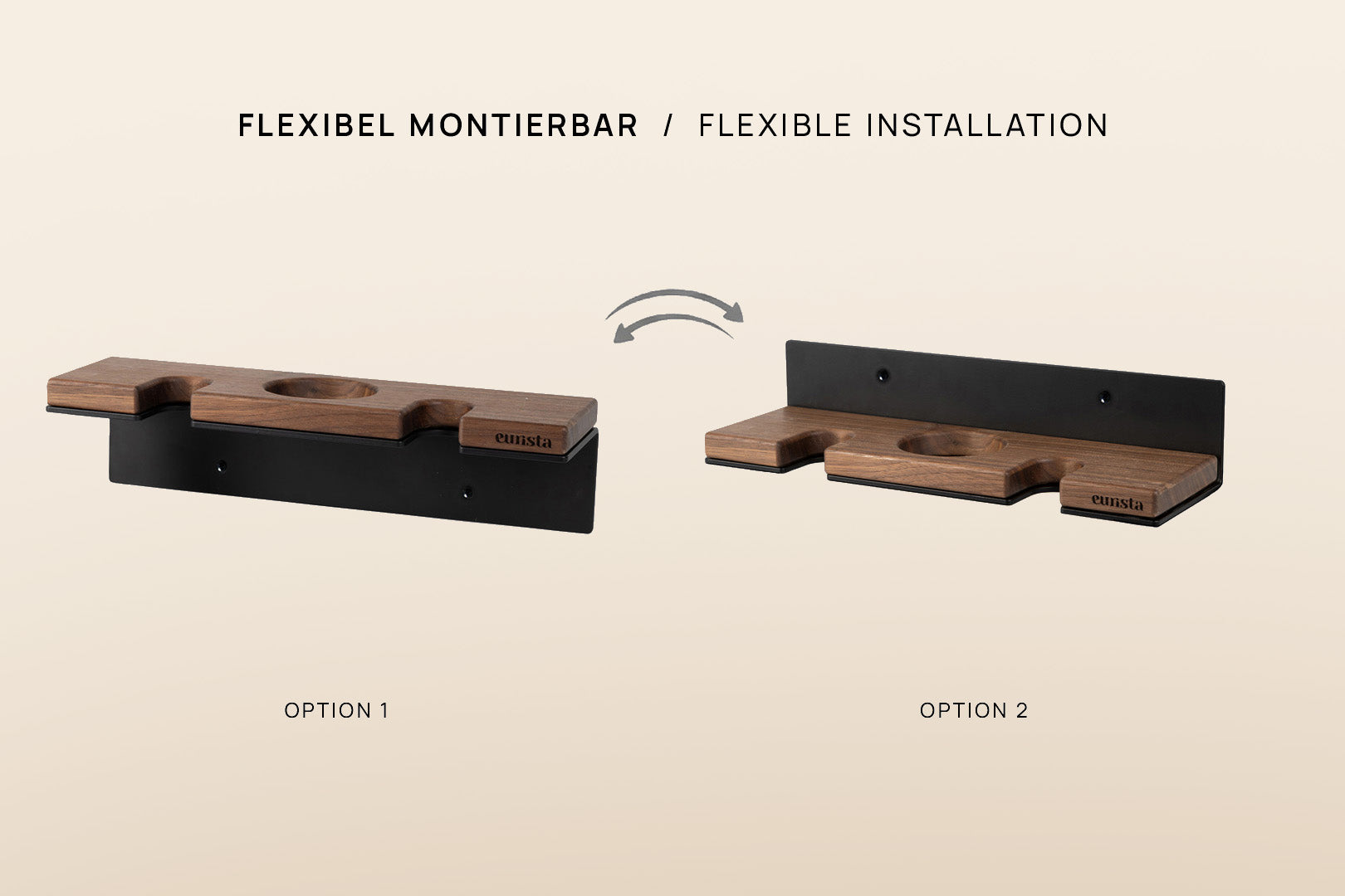 eurista wallmount - Wandhalterung für Siebträger & Barista-Zubehör