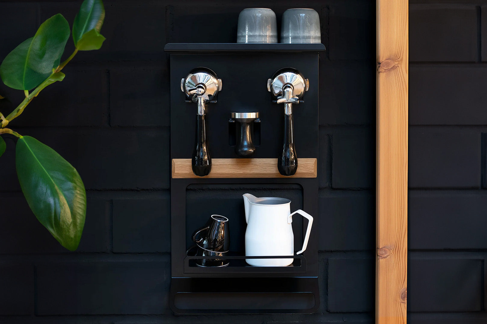 FLATE Barista Regal für Siebträger, Tamper & Zubehör