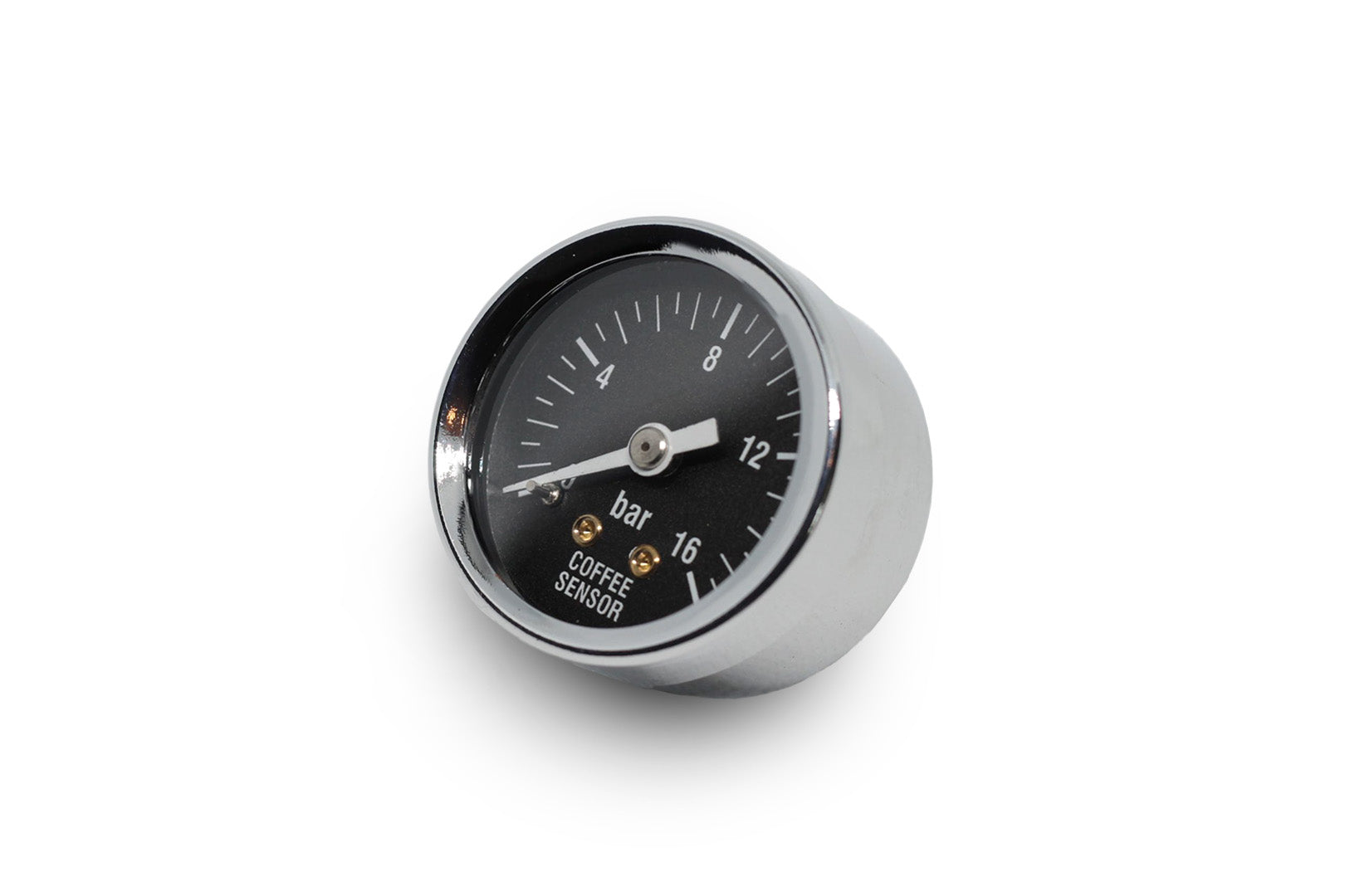 Manometer für E61 Brühgruppe (schwarz/weiß; M6)