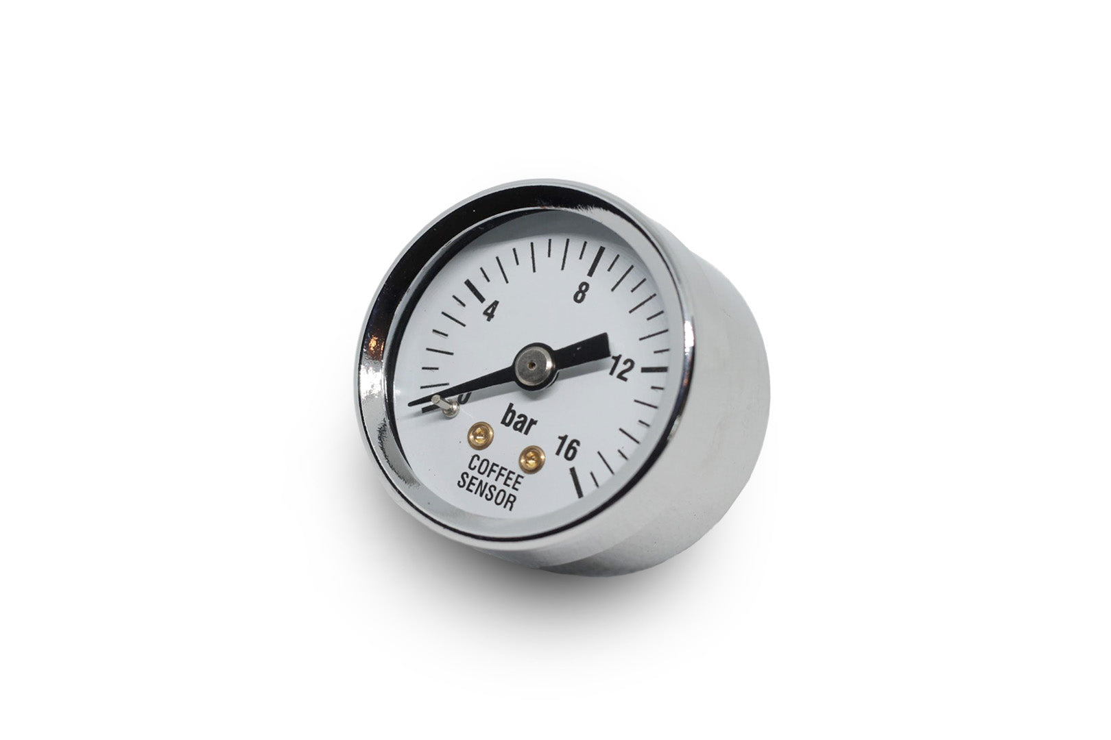 Manometer für E61 Brühgruppe (schwarz/weiß; M6)