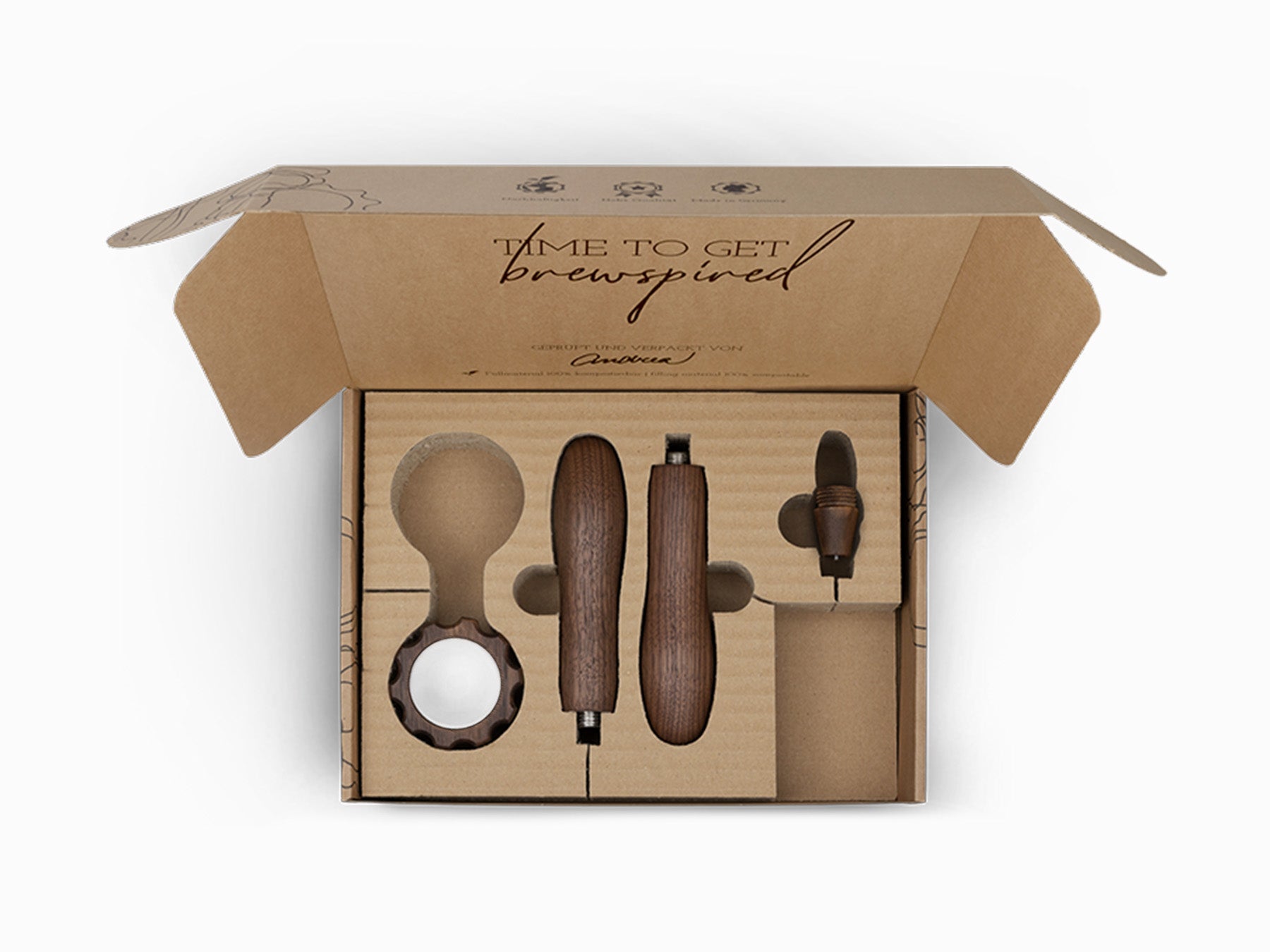 Holz Veredelungsset – für Bellezza Chiara (Drehrad)