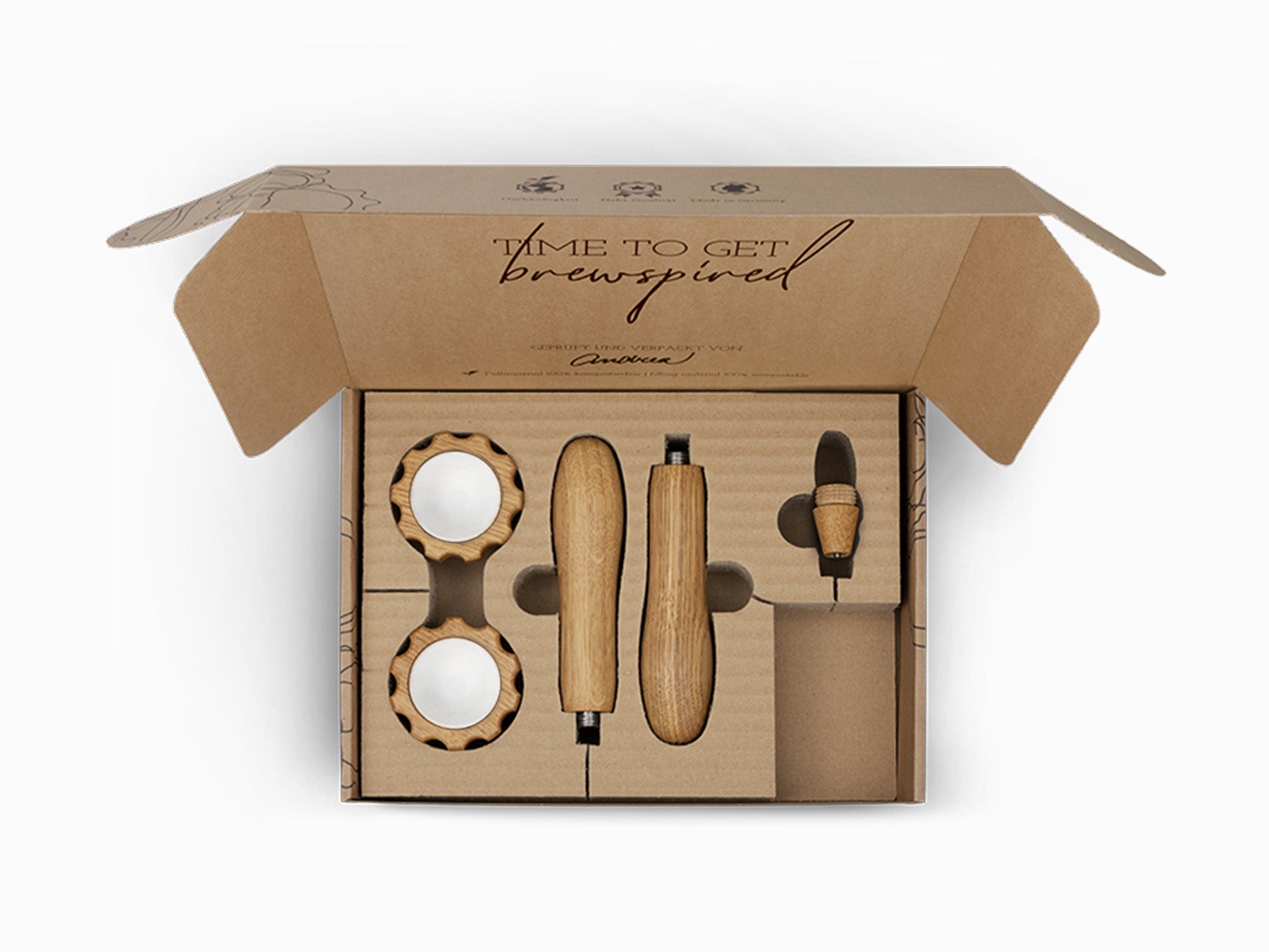 Holz Veredelungsset – für Bellezza (klassisch, Drehrad)