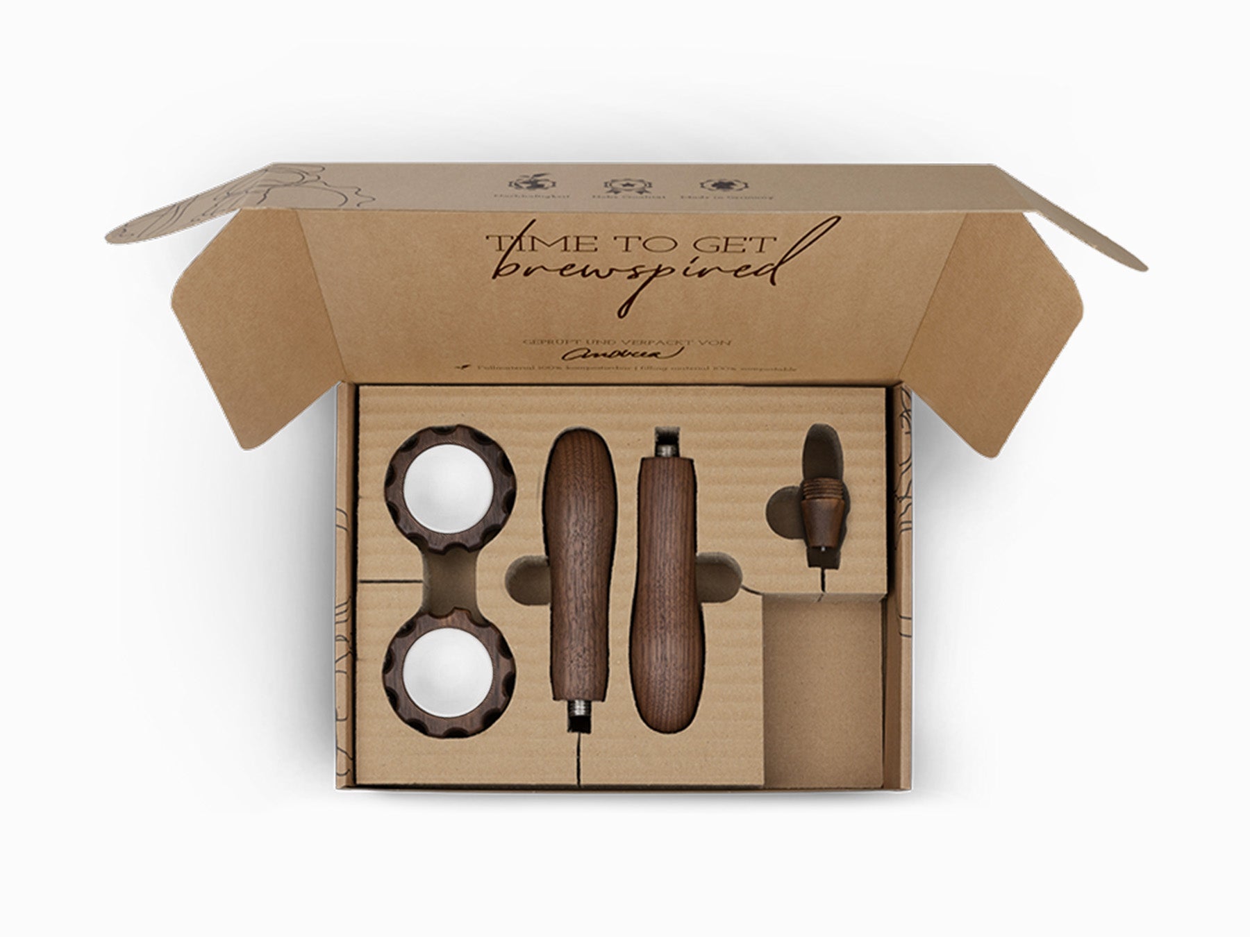 Holz Veredelungsset – für Bellezza (klassisch, Drehrad)