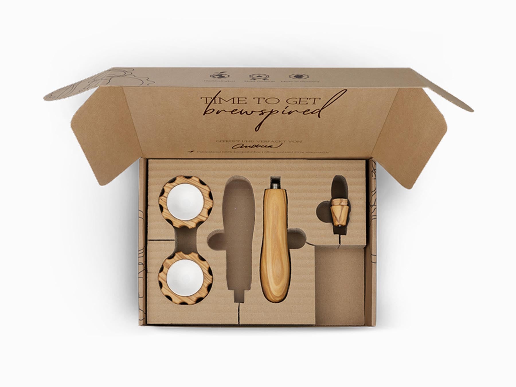 Holz Veredelungsset – für Bellezza (klassisch, Drehrad)