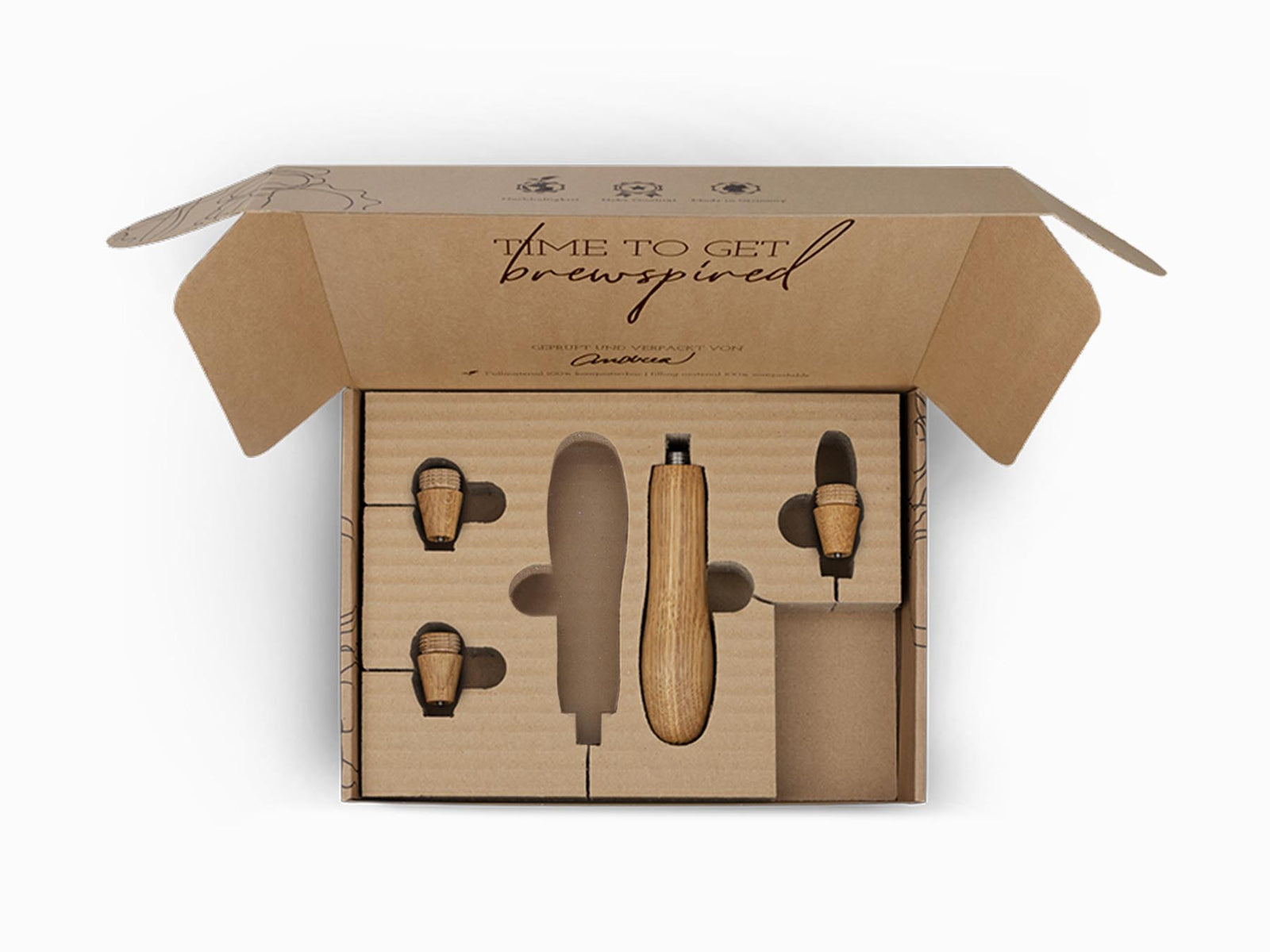 Holz Veredelungsset – für Bellezza (klassisch, Kipphebel)