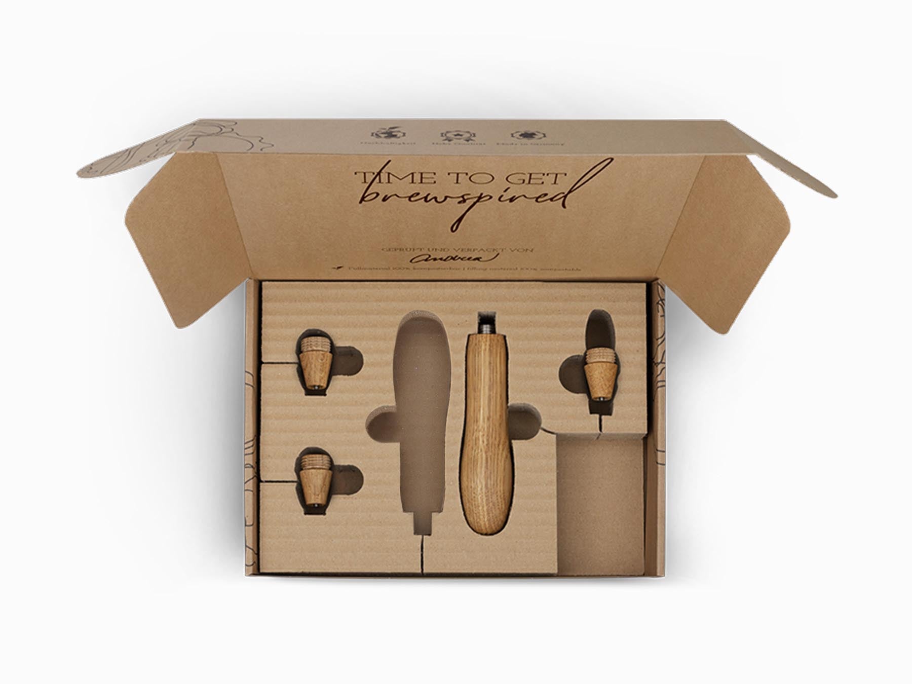 Holz Veredelungsset – für Bellezza (klassisch, Kipphebel)