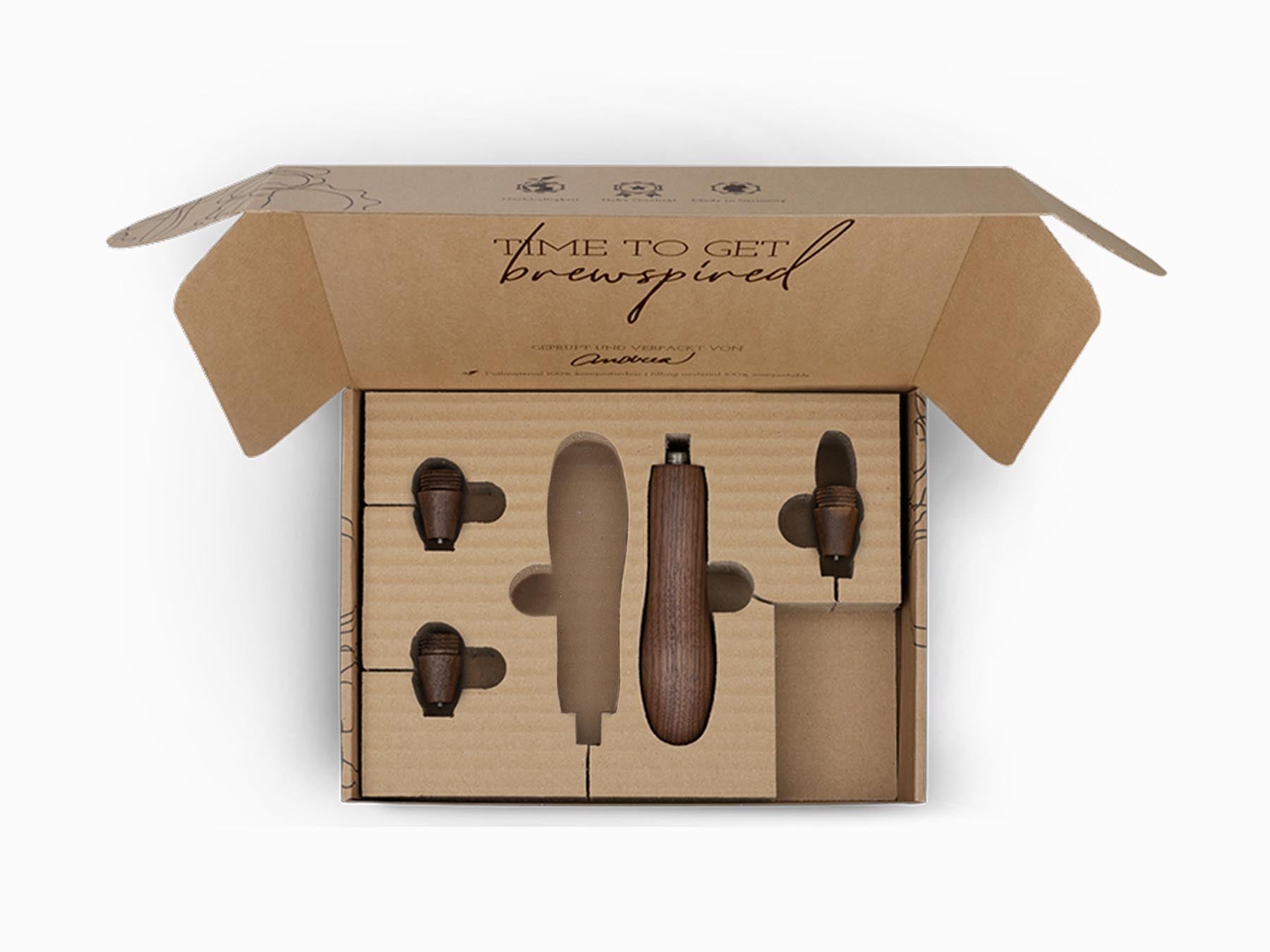 Holz Veredelungsset – für Bellezza (klassisch, Kipphebel)