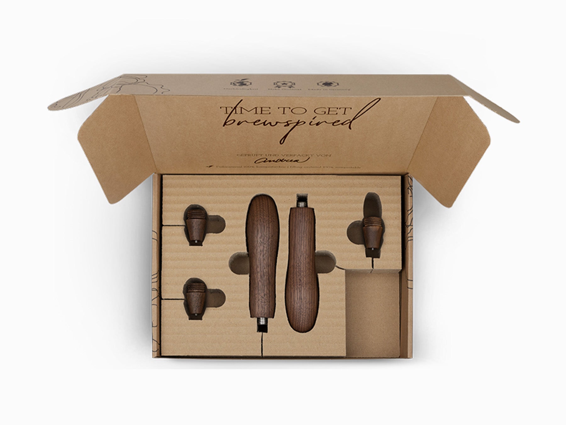 Holz Veredelungsset – für Bellezza (klassisch, Kipphebel)