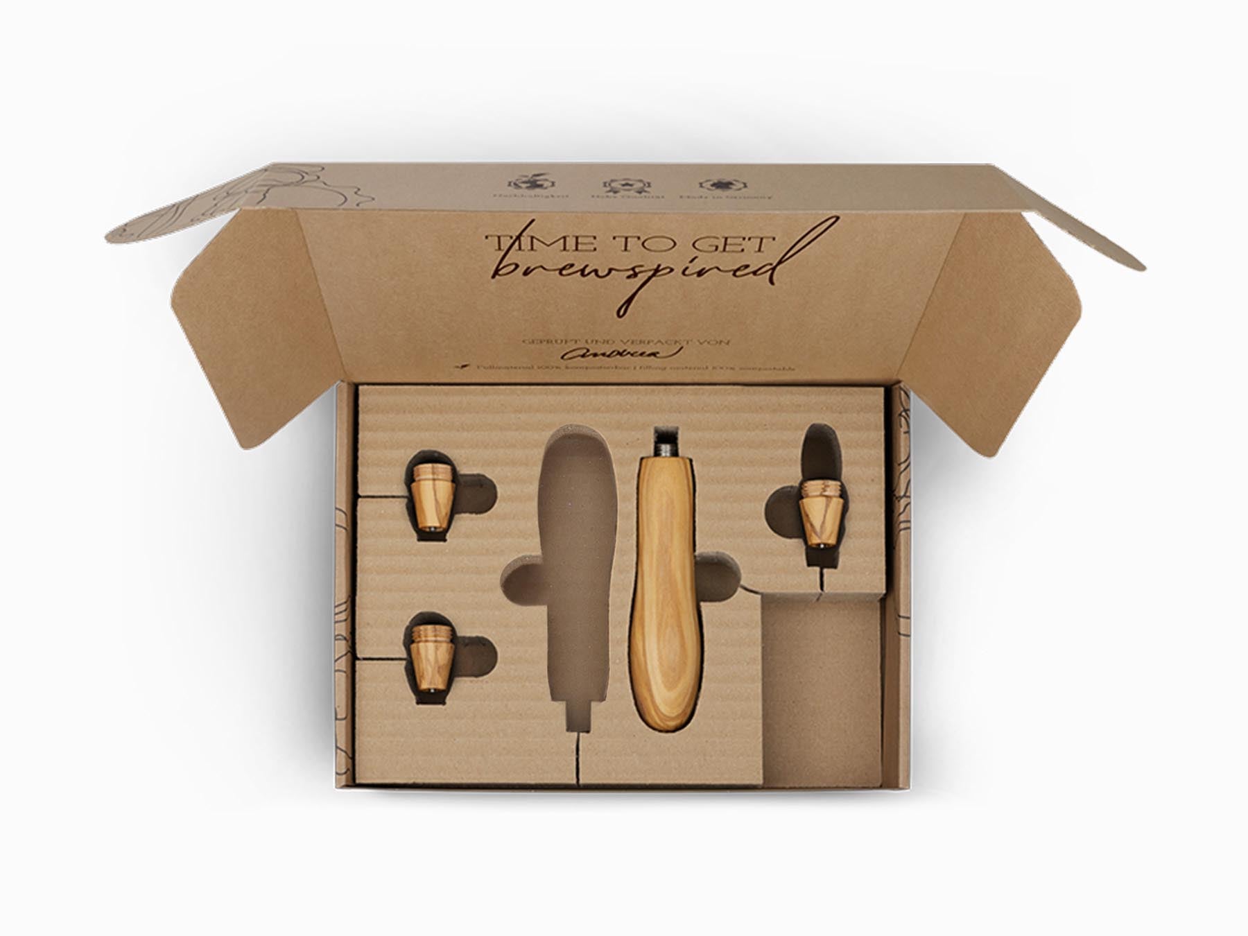 Holz Veredelungsset – für Bellezza (klassisch, Kipphebel)