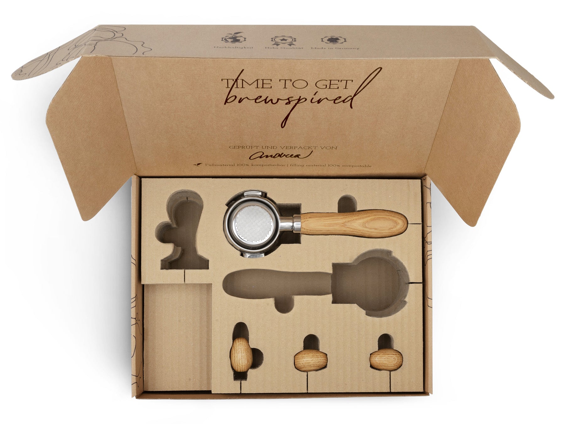 Holz Veredelungsset – für Profitec Kipphebelmaschinen (Drive, Ride, Jump)