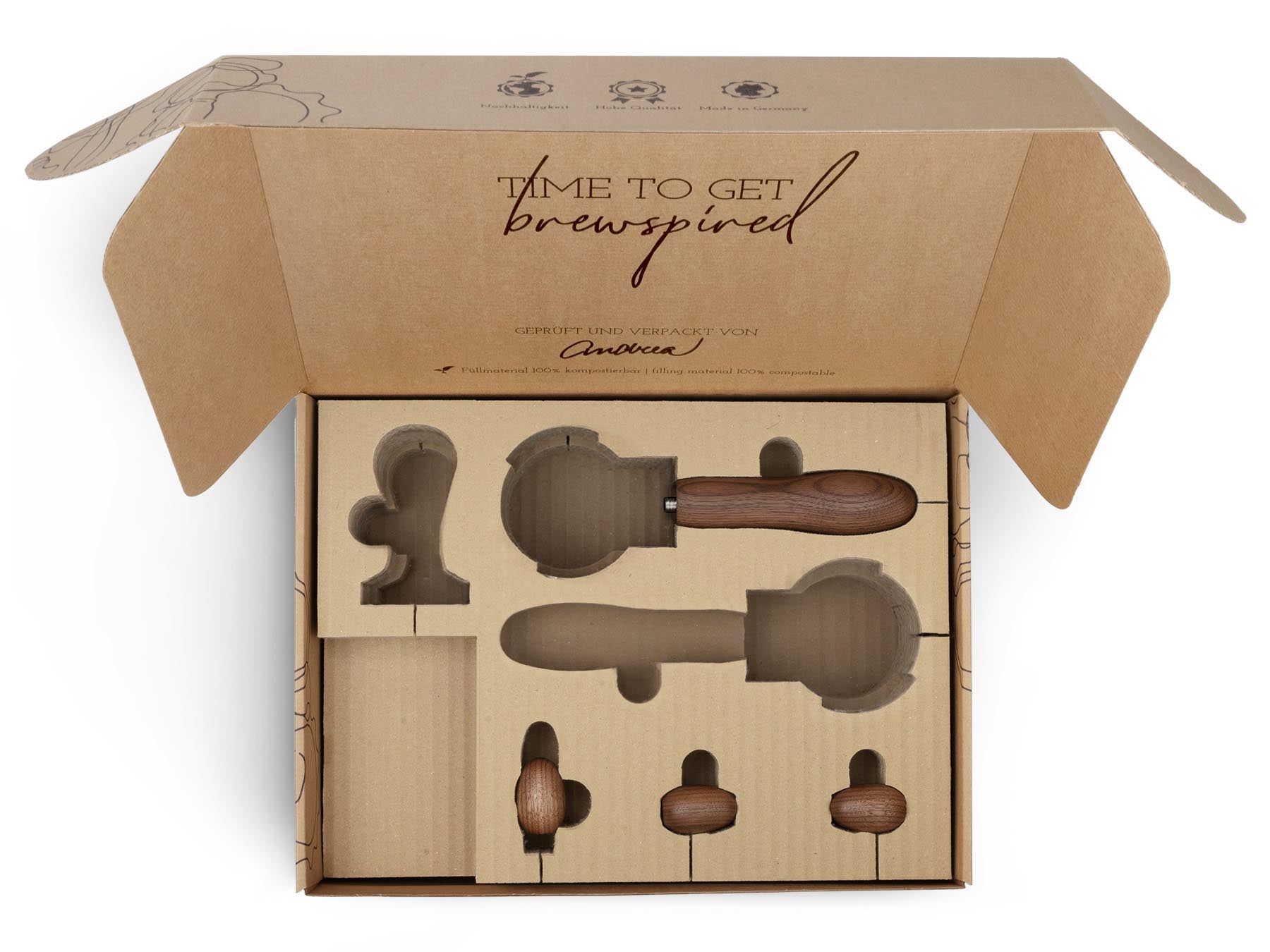 Holz Veredelungsset – für Bezzera E61-Maschinen ("klassisch")