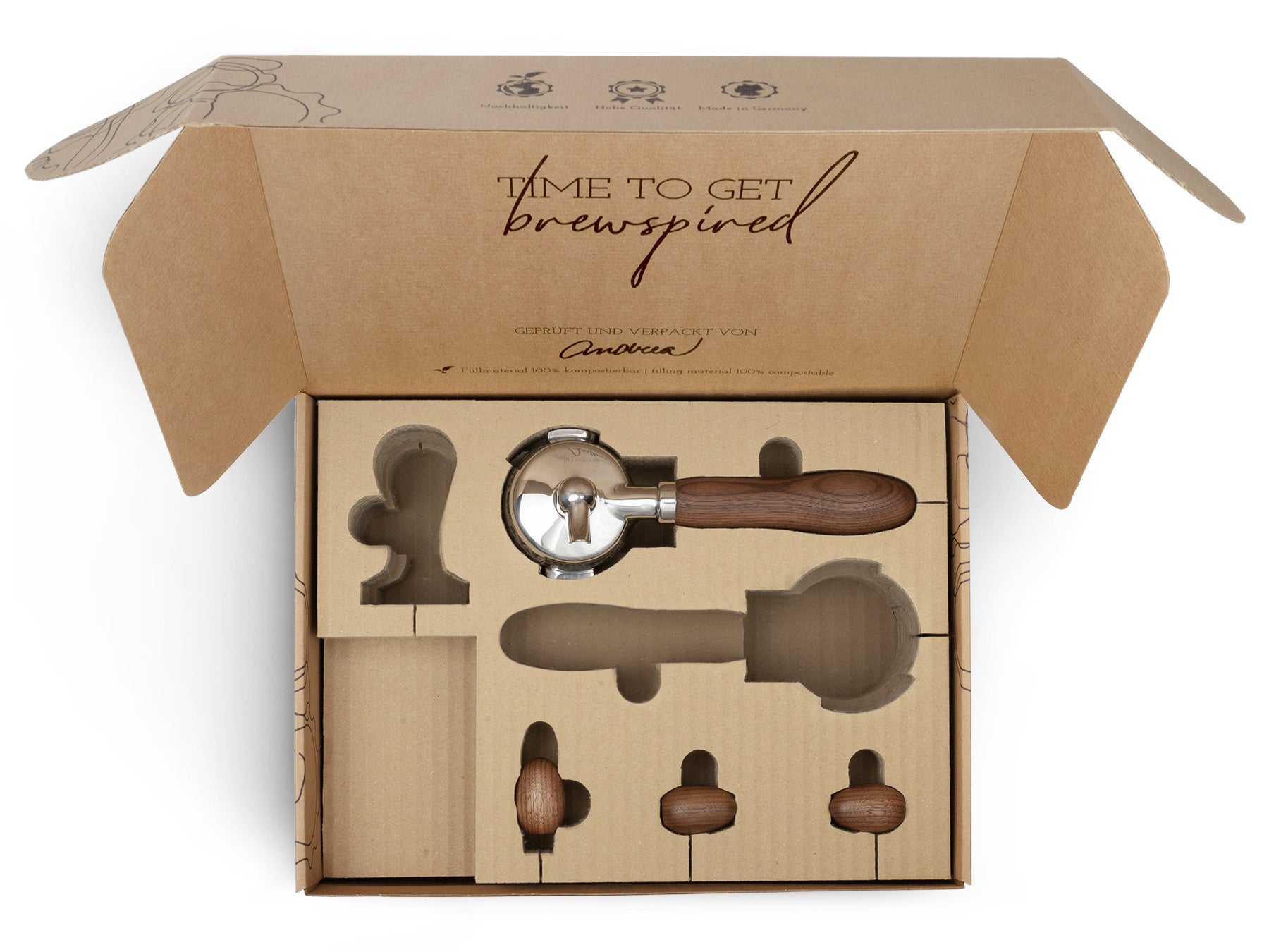 Holz Veredelungsset – für Profitec Kipphebelmaschinen (Drive, Ride, Jump)