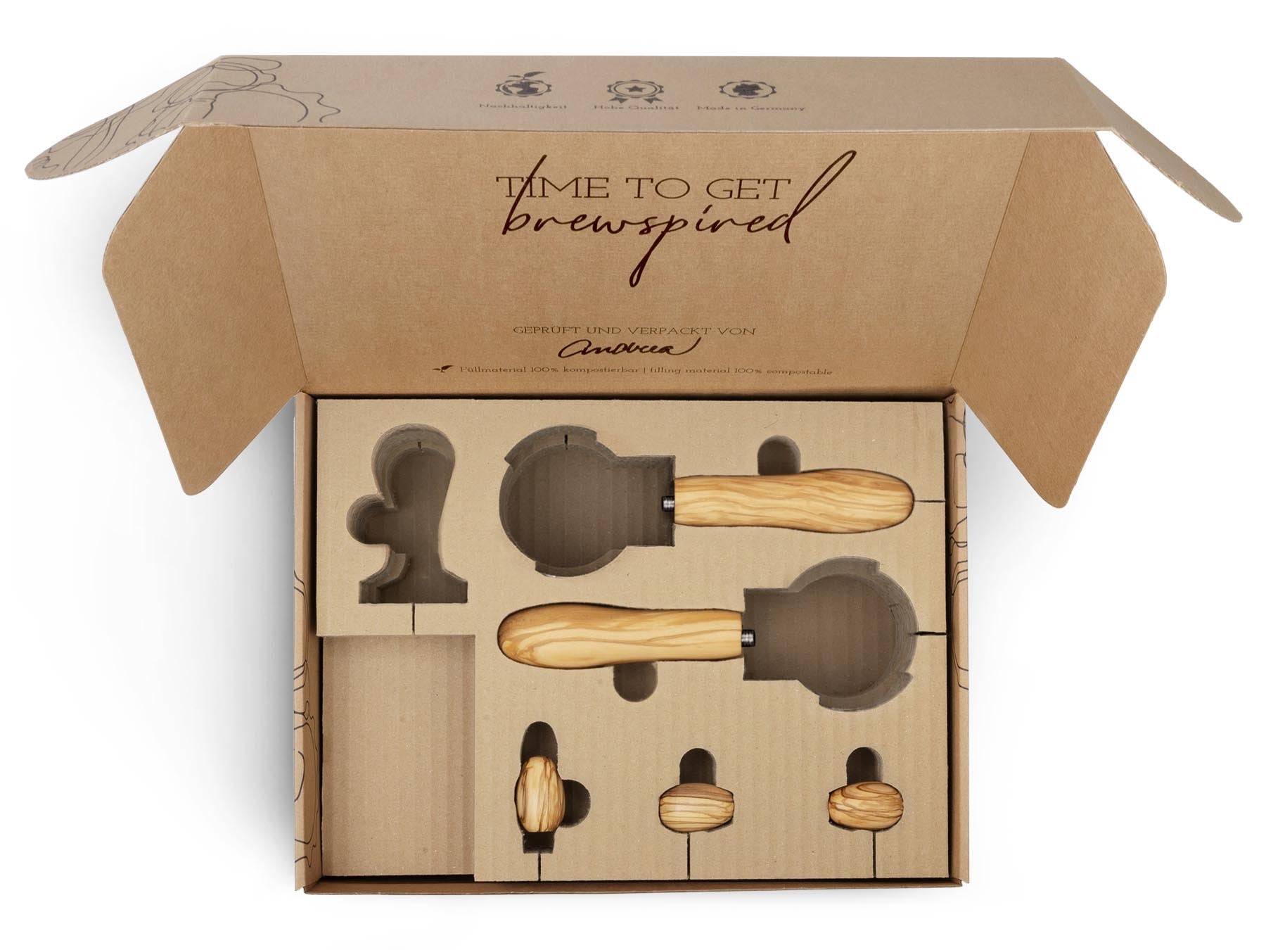 Holz Veredelungsset – für Bezzera E61-Maschinen ("klassisch")