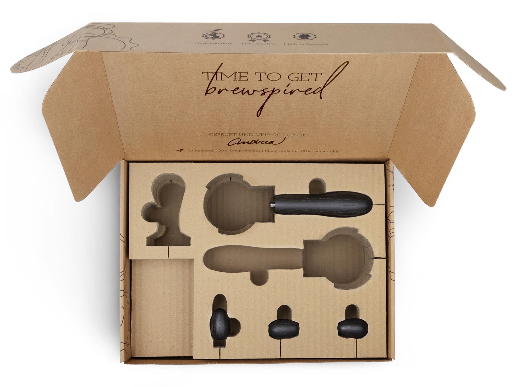 Holz Veredelungsset – für Bezzera E61-Maschinen ("klassisch")