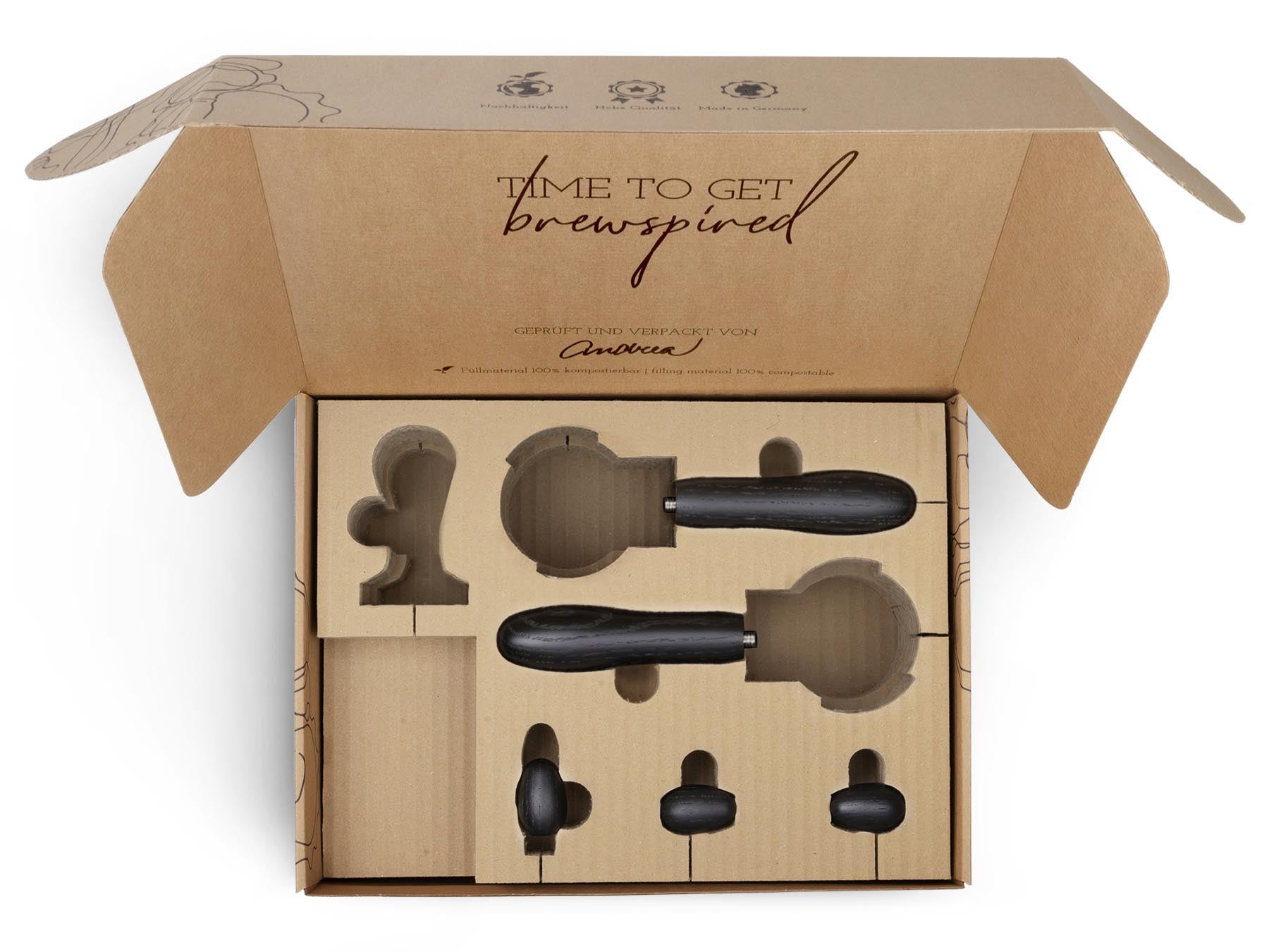 Holz Veredelungsset – für Bezzera E61-Maschinen ("klassisch")