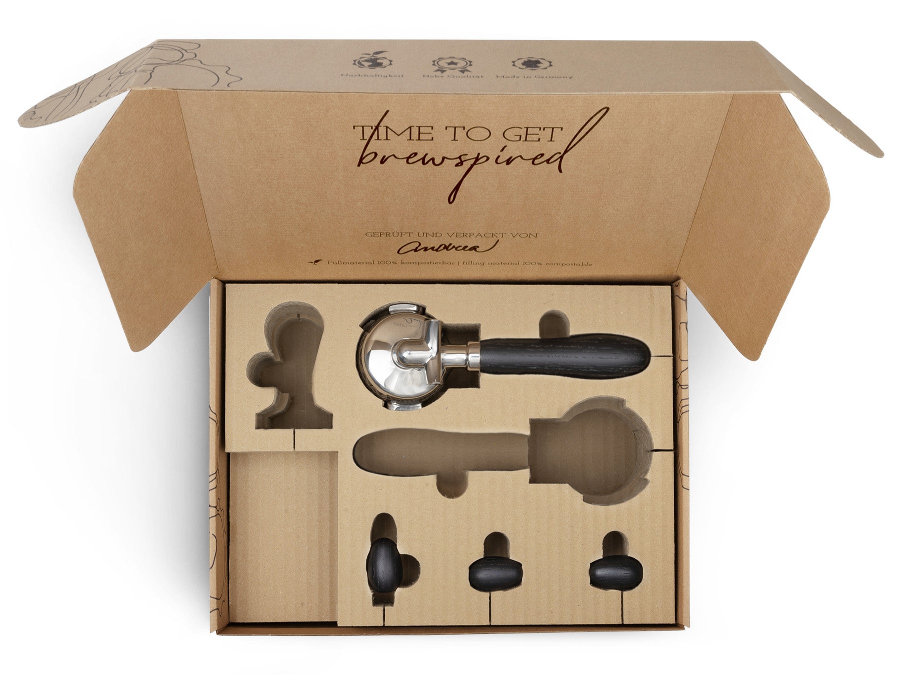 Holz Veredelungsset – für Bezzera E61-Maschinen ("klassisch")