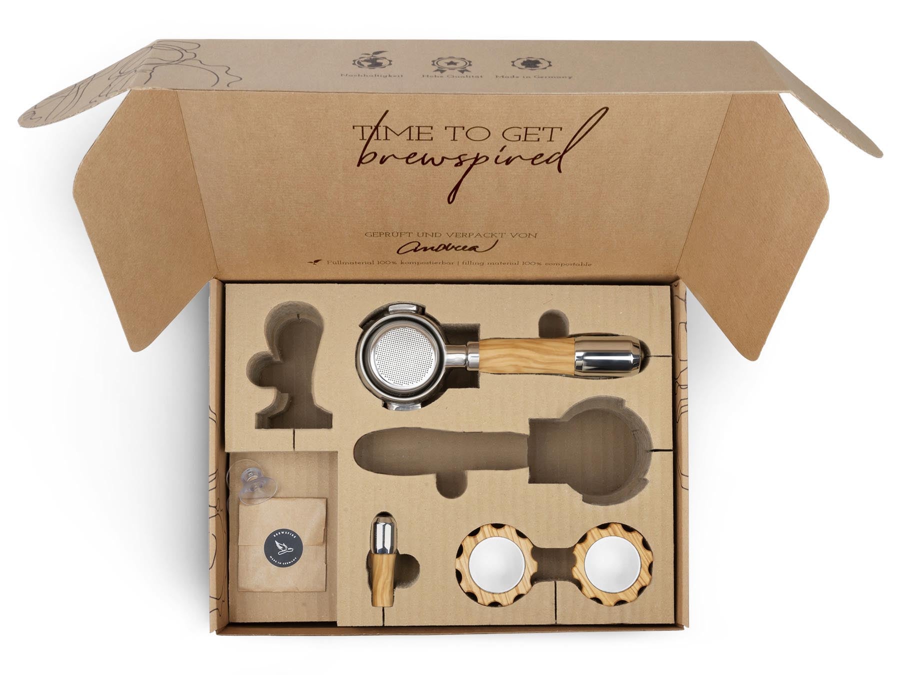 Holz Veredelungsset – für ECM Drehradmaschinen