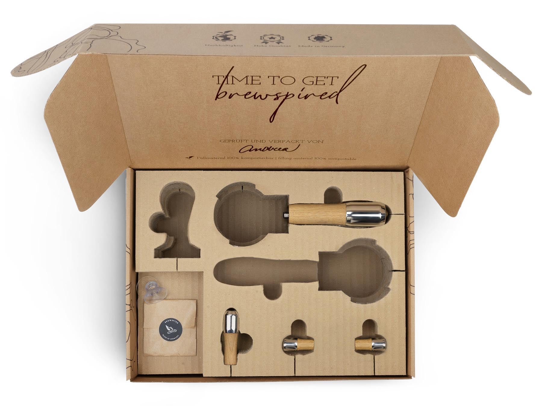 Holz Veredelungsset – für ECM Kipphebelmaschinen (Synchronika, Technika, etc.)