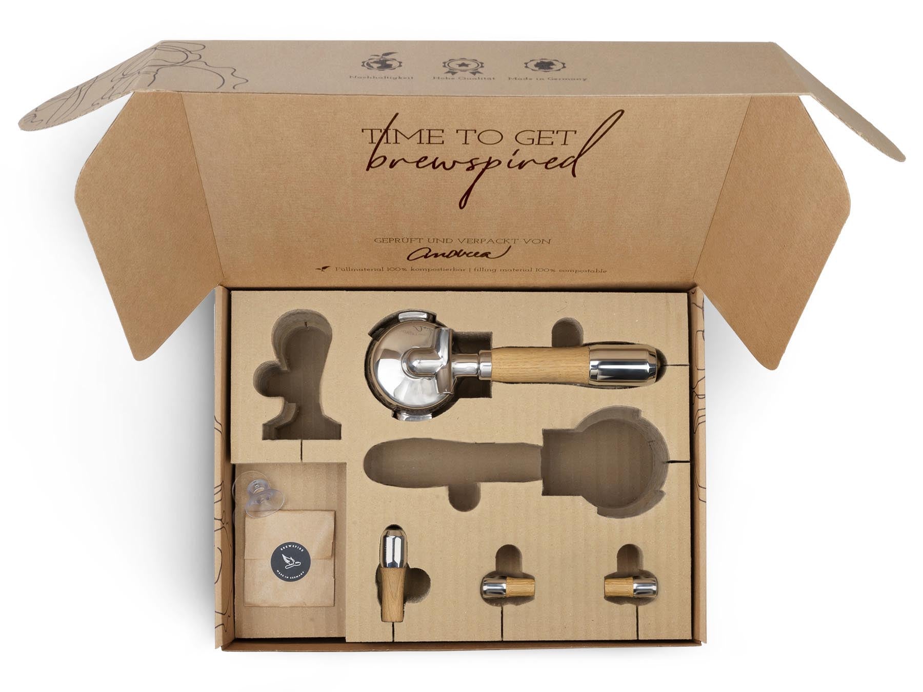 Holz Veredelungsset – für ECM Kipphebelmaschinen (Synchronika, Technika, etc.)