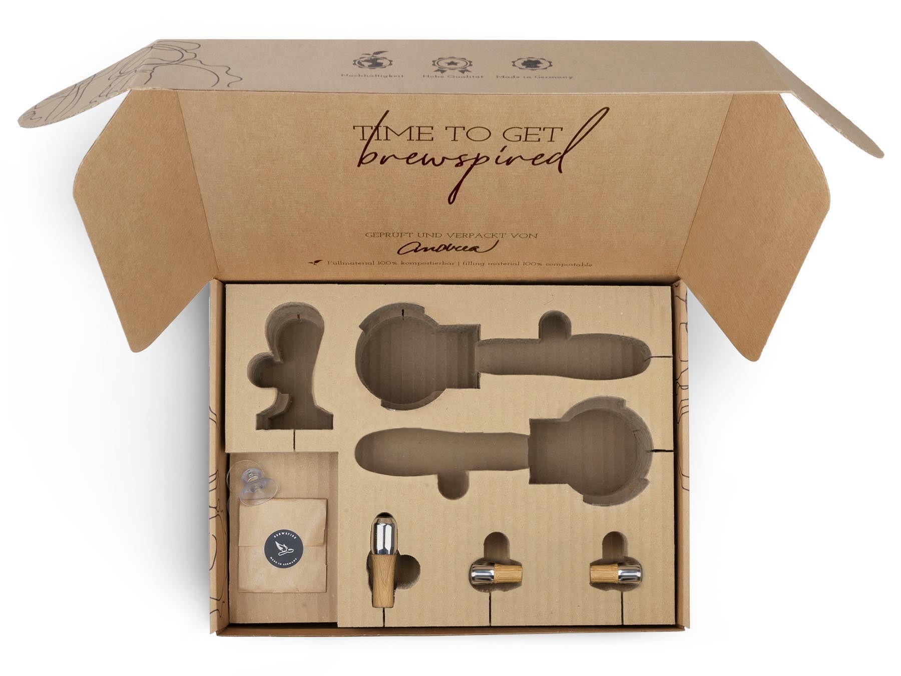 Holz Veredelungsset – für ECM Kipphebelmaschinen (Synchronika, Technika, etc.)