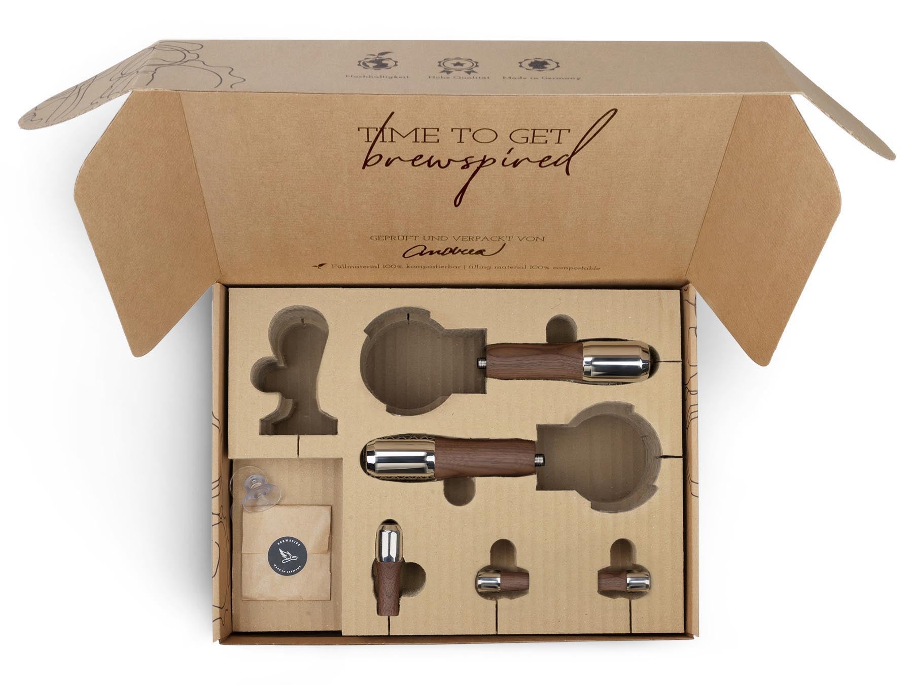 Holz Veredelungsset – für ECM Kipphebelmaschinen (Synchronika, Technika, etc.)