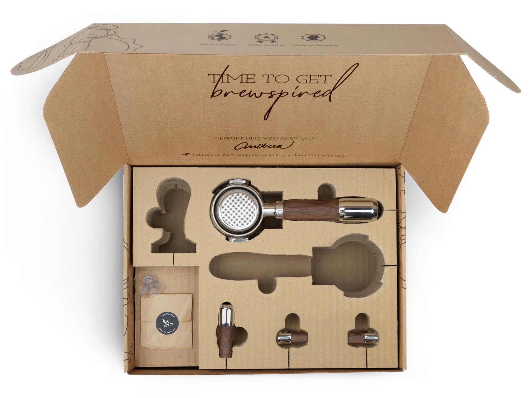 Holz Veredelungsset – für ECM Kipphebelmaschinen (Synchronika, Technika, etc.)