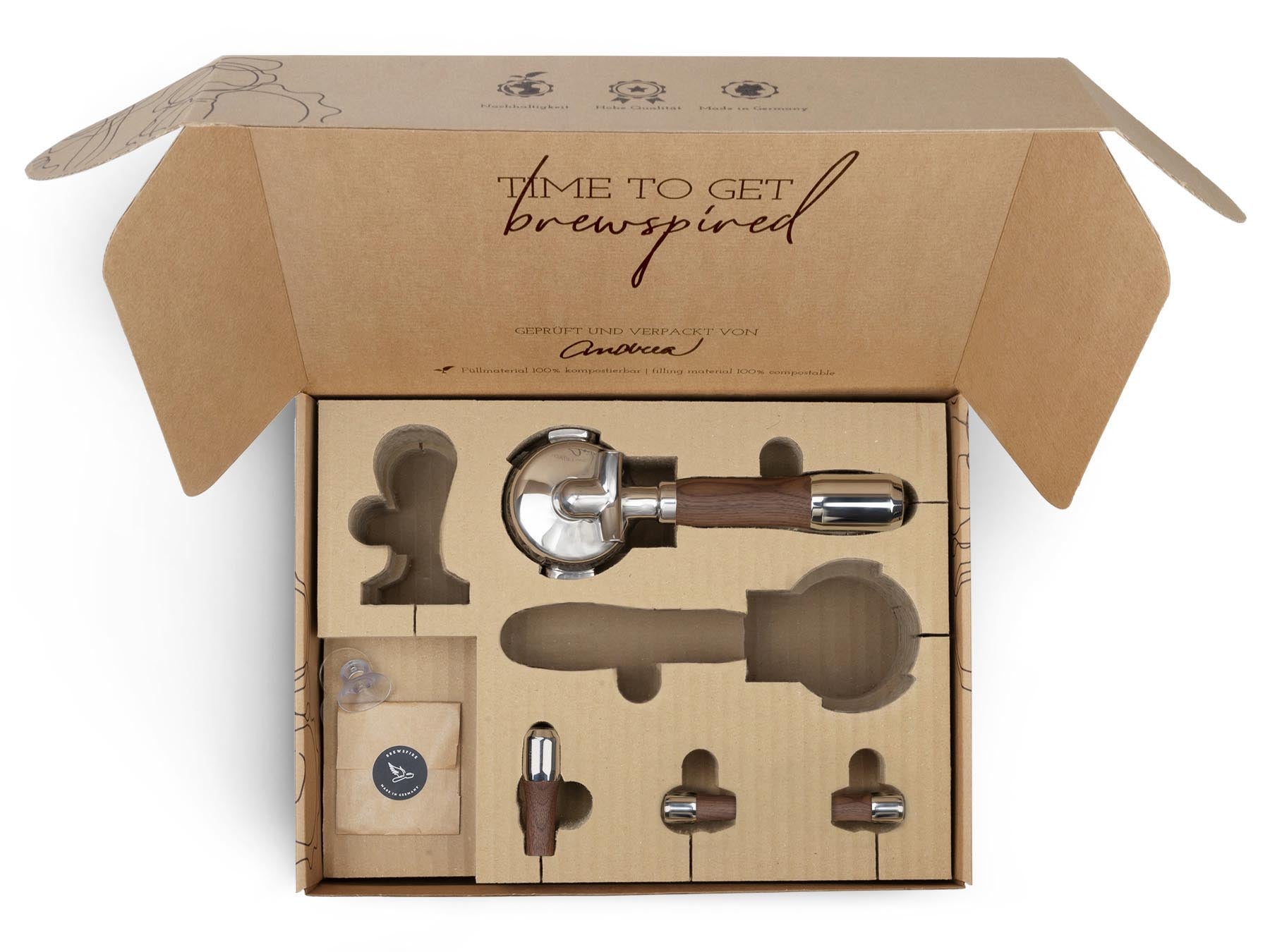 Holz Veredelungsset – für ECM Kipphebelmaschinen (Synchronika, Technika, etc.)