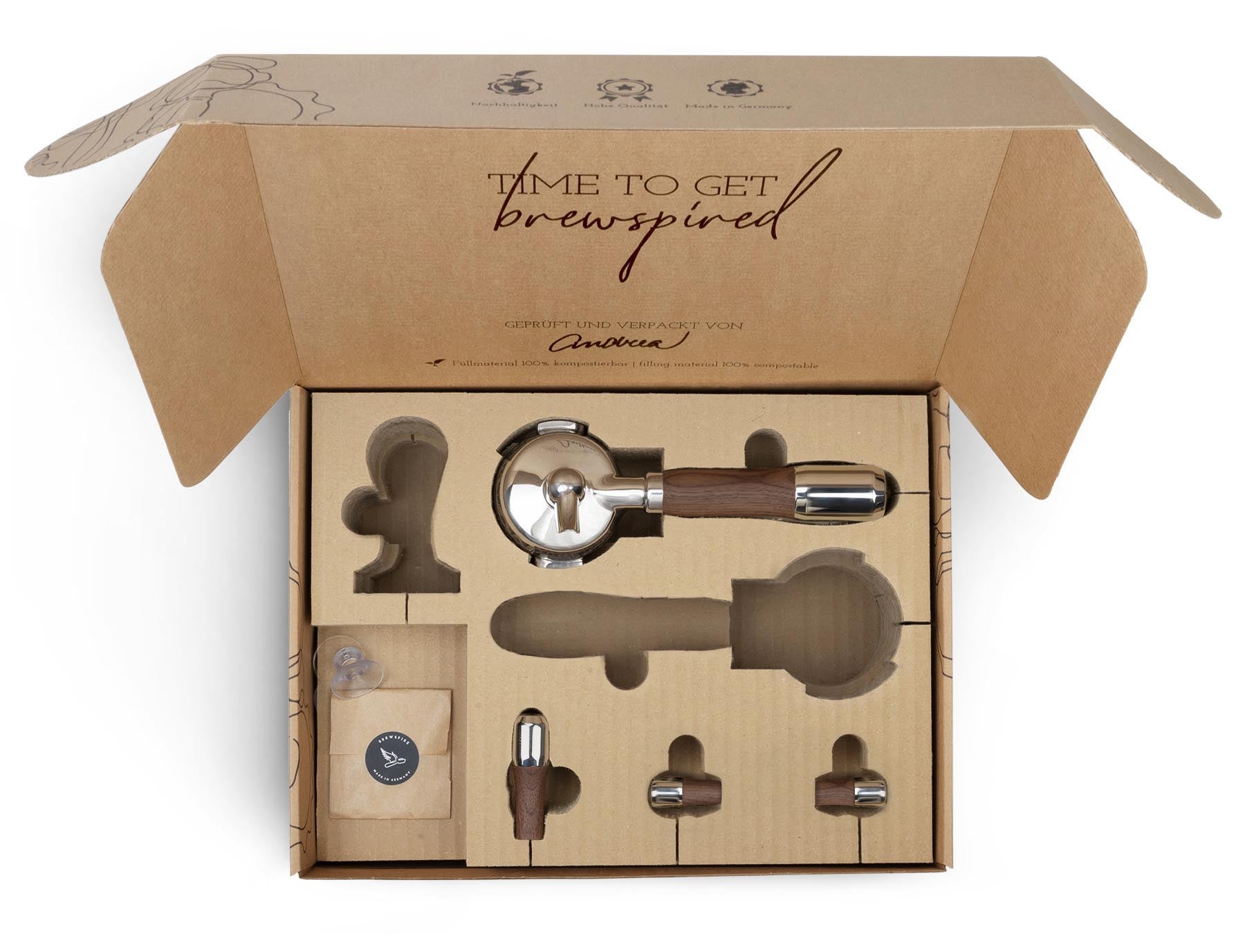 Holz Veredelungsset – für ECM Kipphebelmaschinen (Synchronika, Technika, etc.)