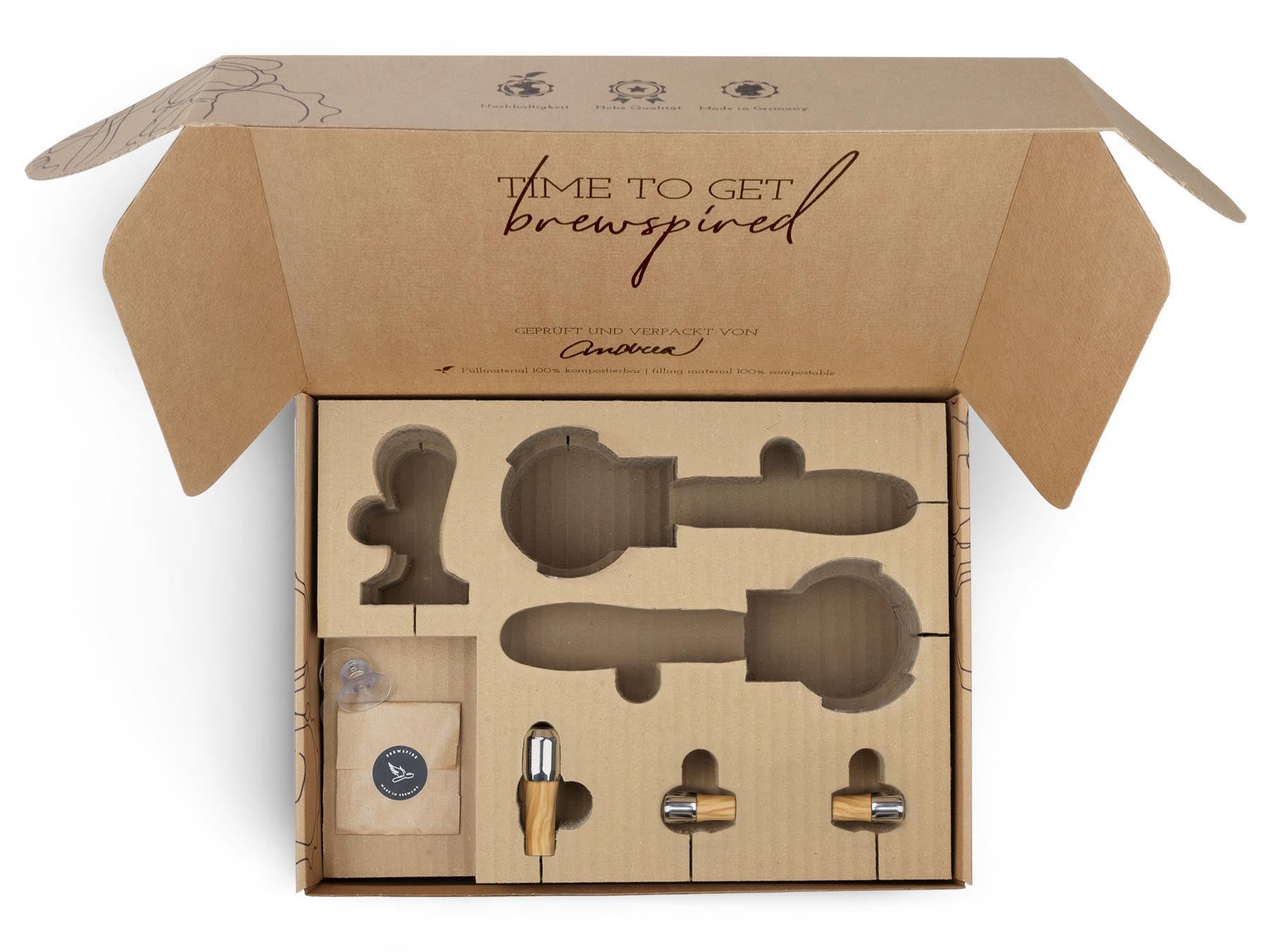 Holz Veredelungsset – für ECM Kipphebelmaschinen (Synchronika, Technika, etc.)