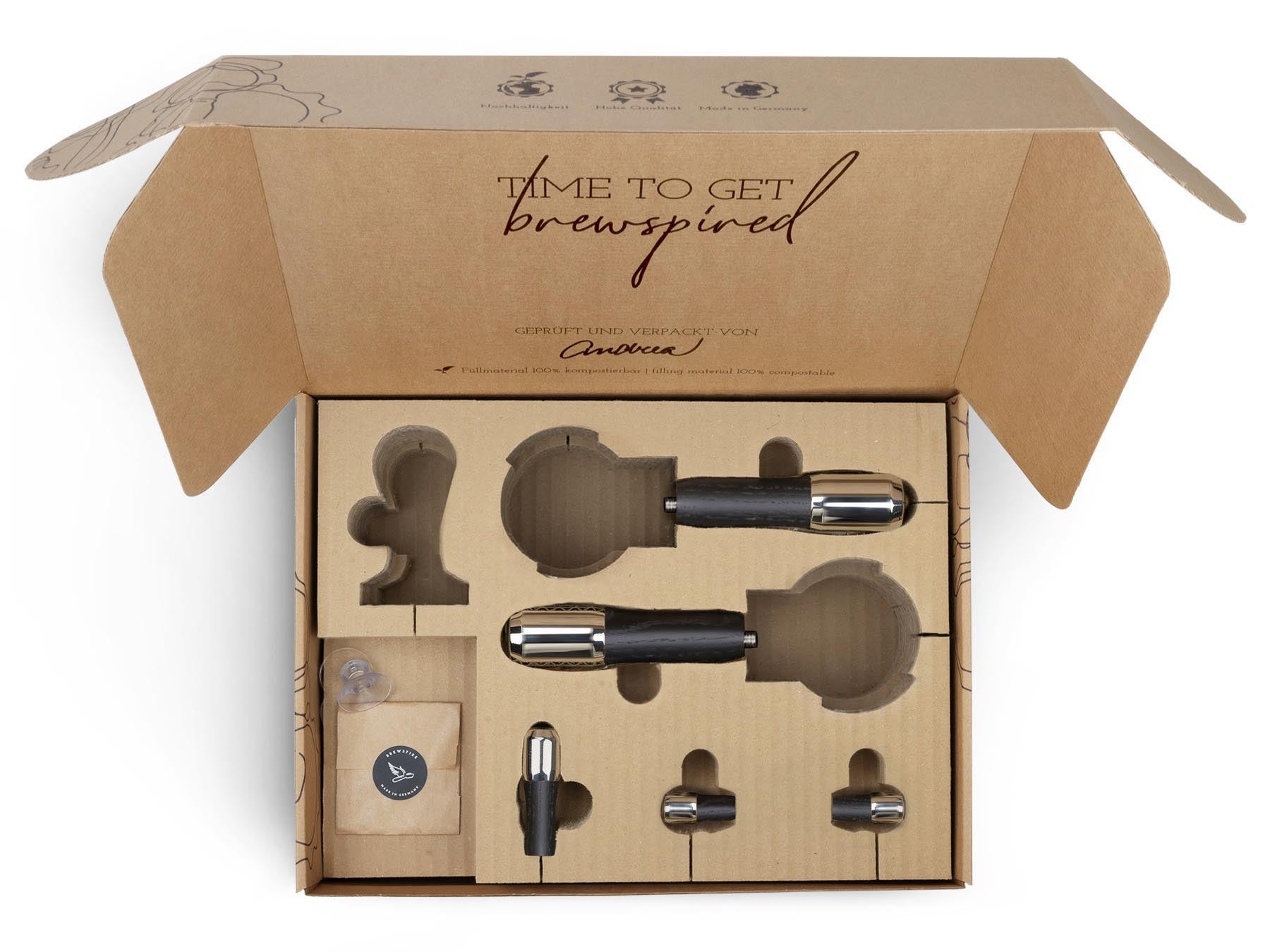 Holz Veredelungsset – für ECM Kipphebelmaschinen (Synchronika, Technika, etc.)