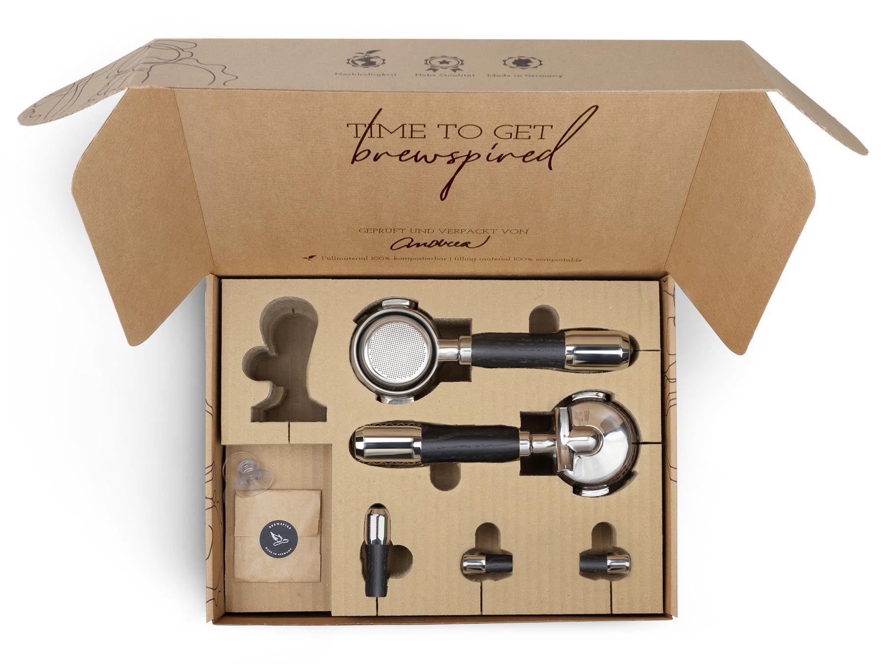 Holz Veredelungsset – für ECM Kipphebelmaschinen (Synchronika, Technika, etc.)