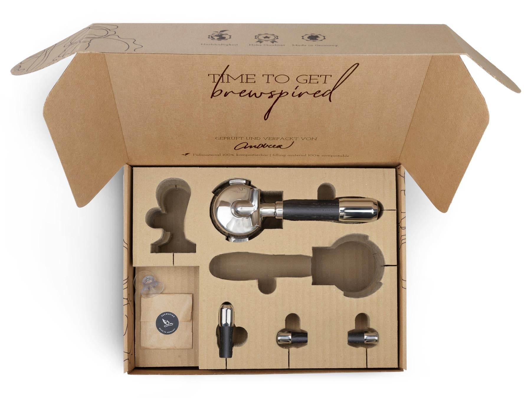 Holz Veredelungsset – für ECM Kipphebelmaschinen (Synchronika, Technika, etc.)