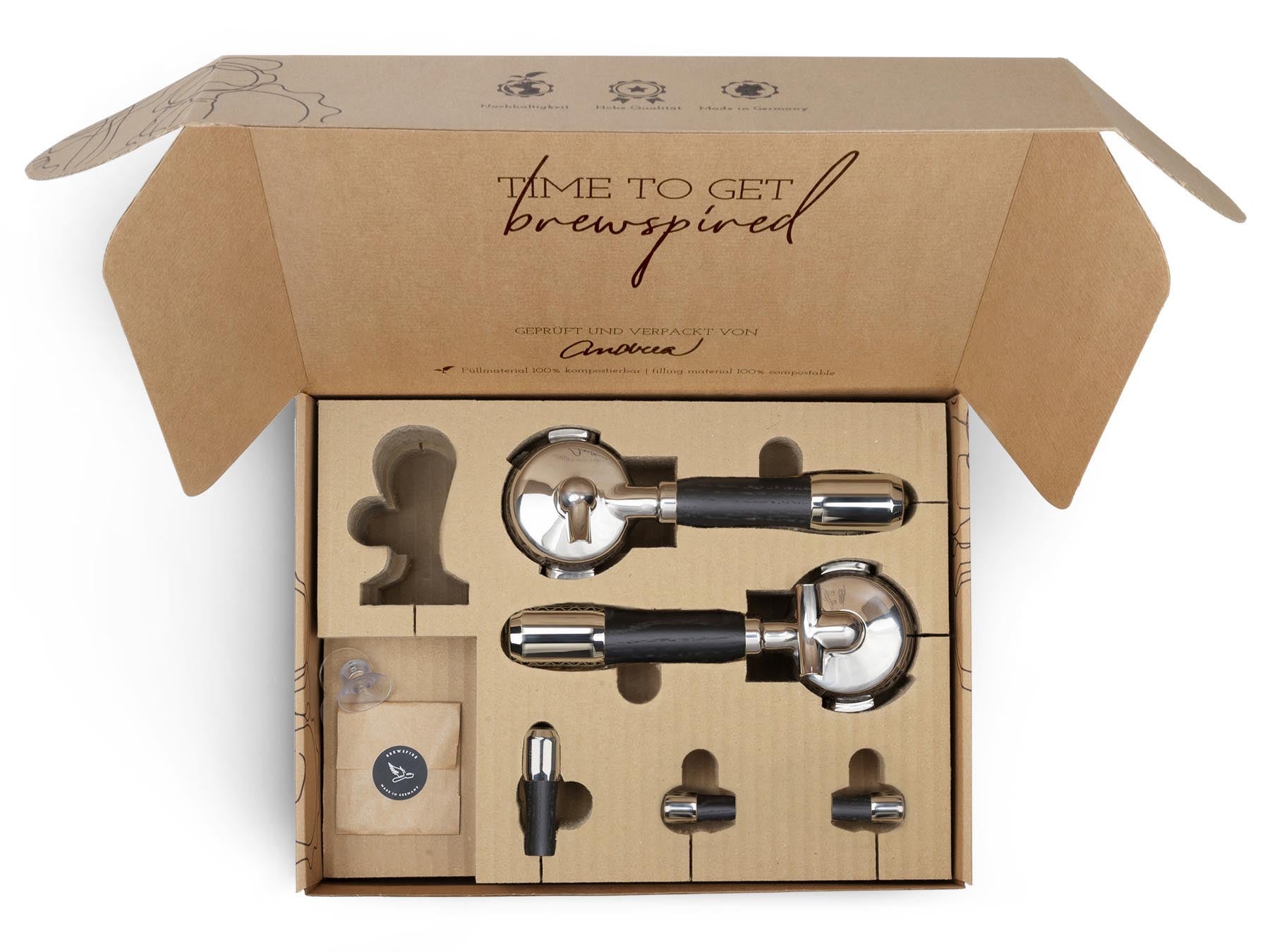 Holz Veredelungsset – für ECM Kipphebelmaschinen (Synchronika, Technika, etc.)