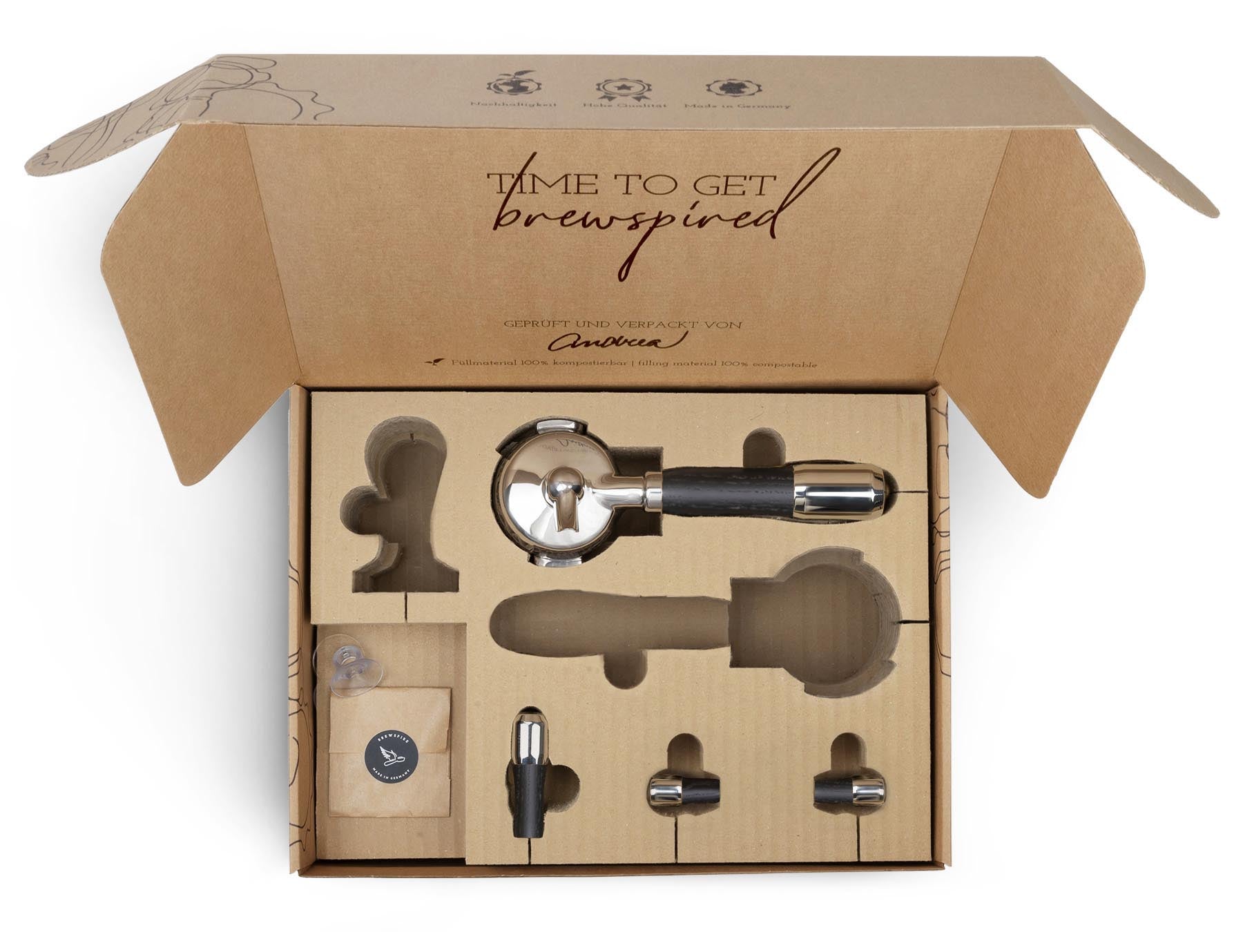 Holz Veredelungsset – für ECM Kipphebelmaschinen (Synchronika, Technika, etc.)