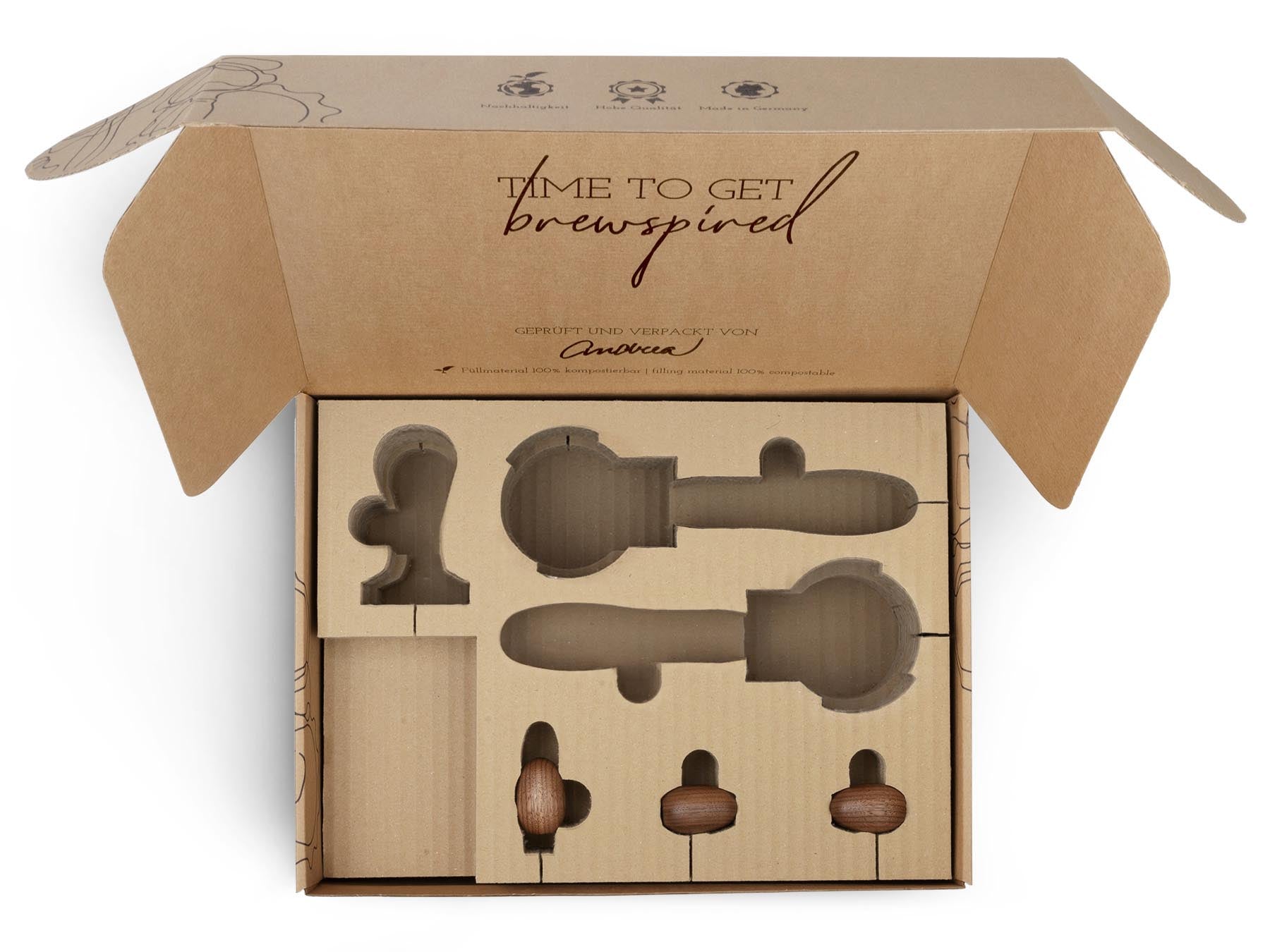 Holz Veredelungsset – für Bezzera E61-Maschinen ("klassisch")