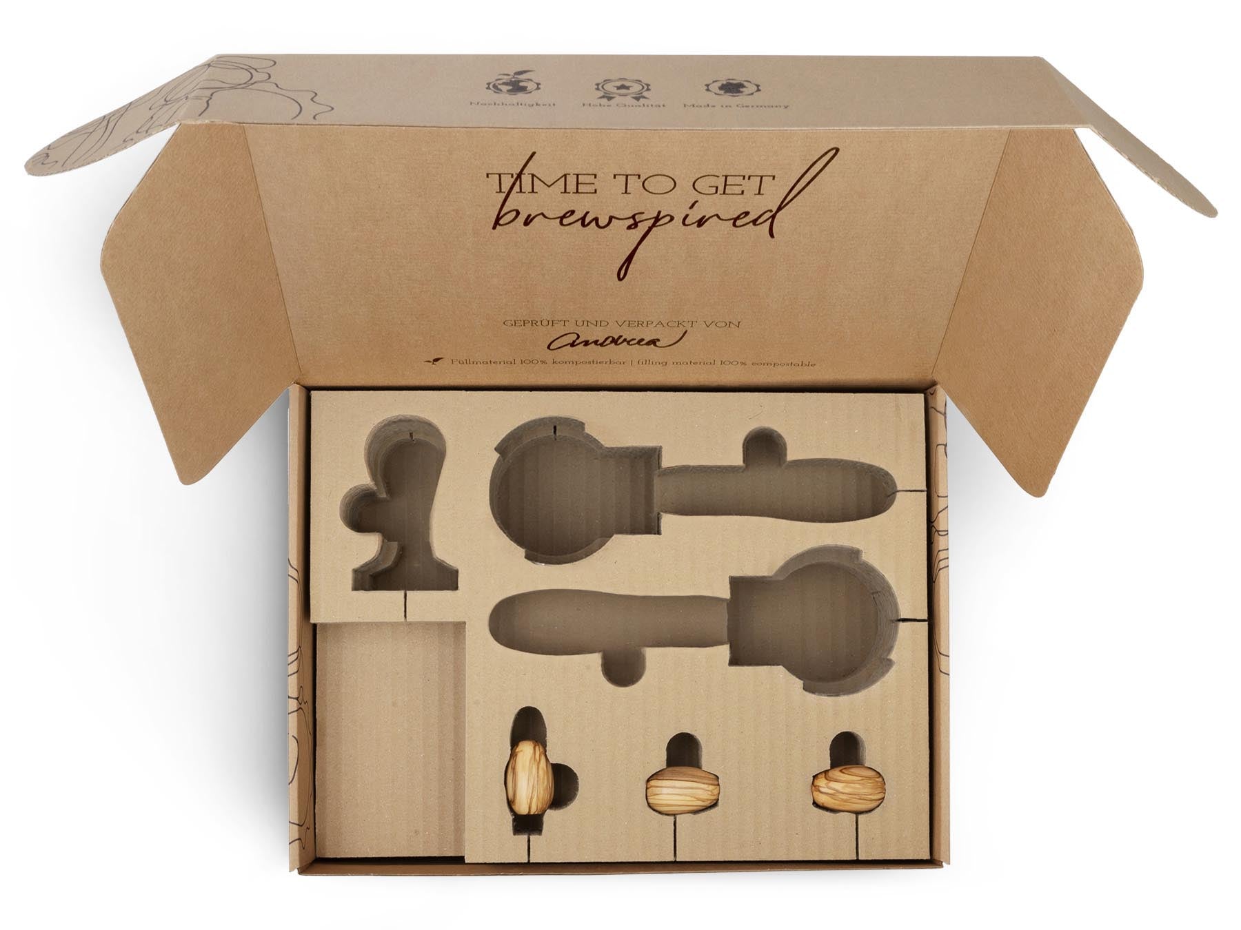 Holz Veredelungsset – für Bezzera E61-Maschinen ("klassisch")