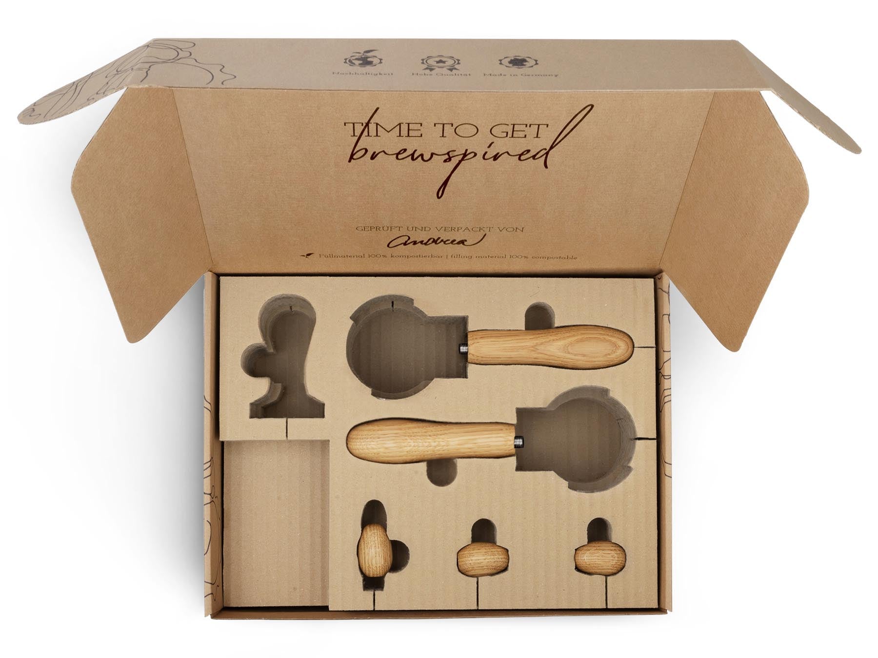 Holz Veredelungsset – für Quickmill Rubino (Kipphebel)