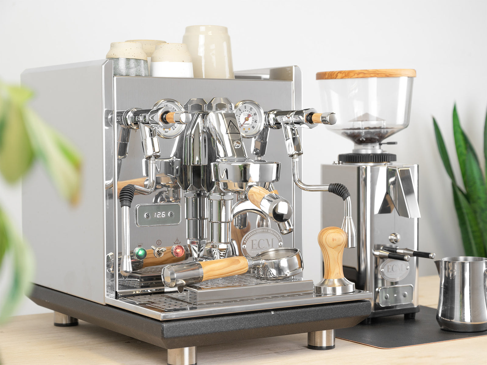 ECM S64 mit Echtholzdeckel