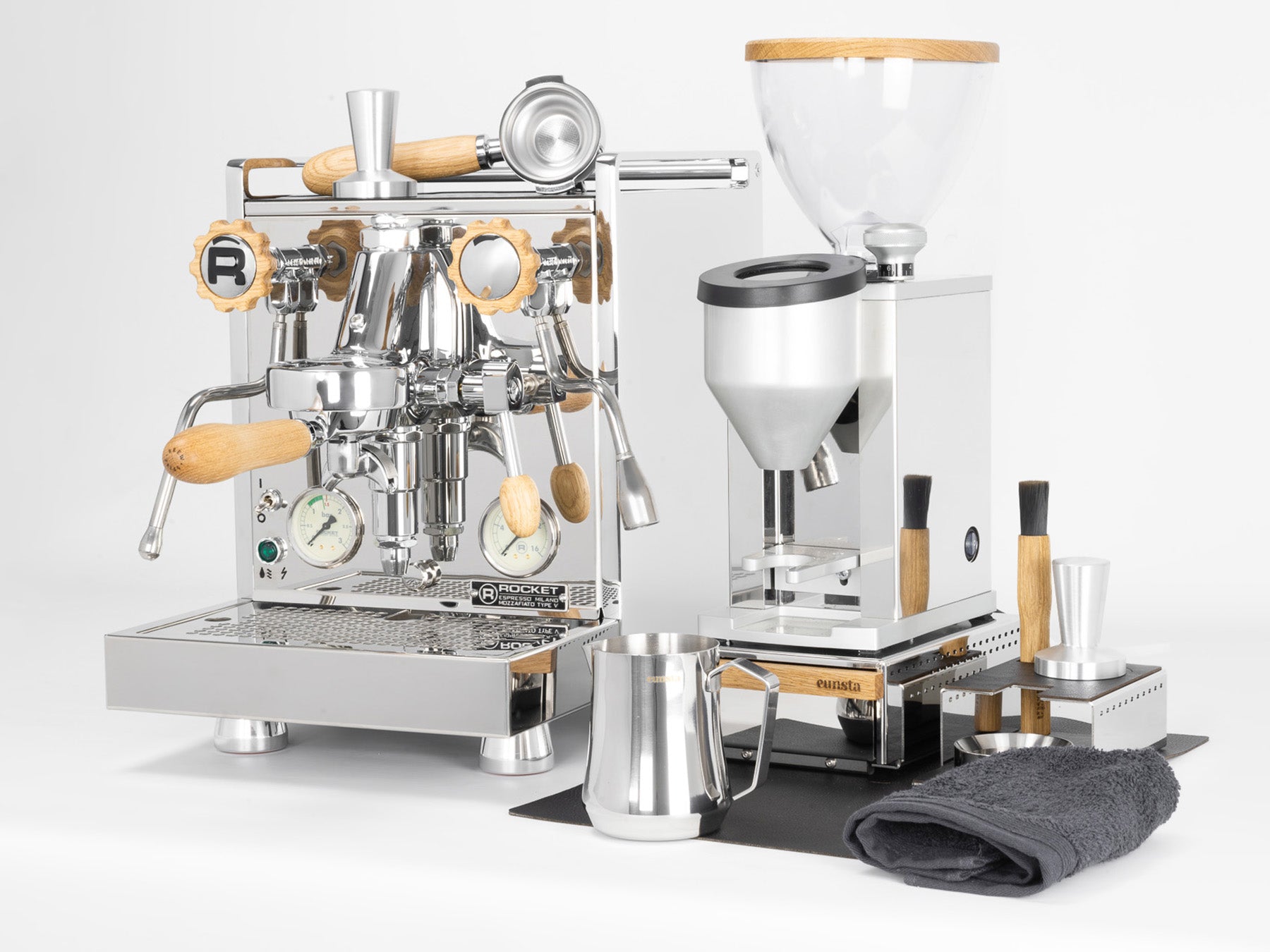 Rocket Faustino Espressomühle mit Echtholzdeckel