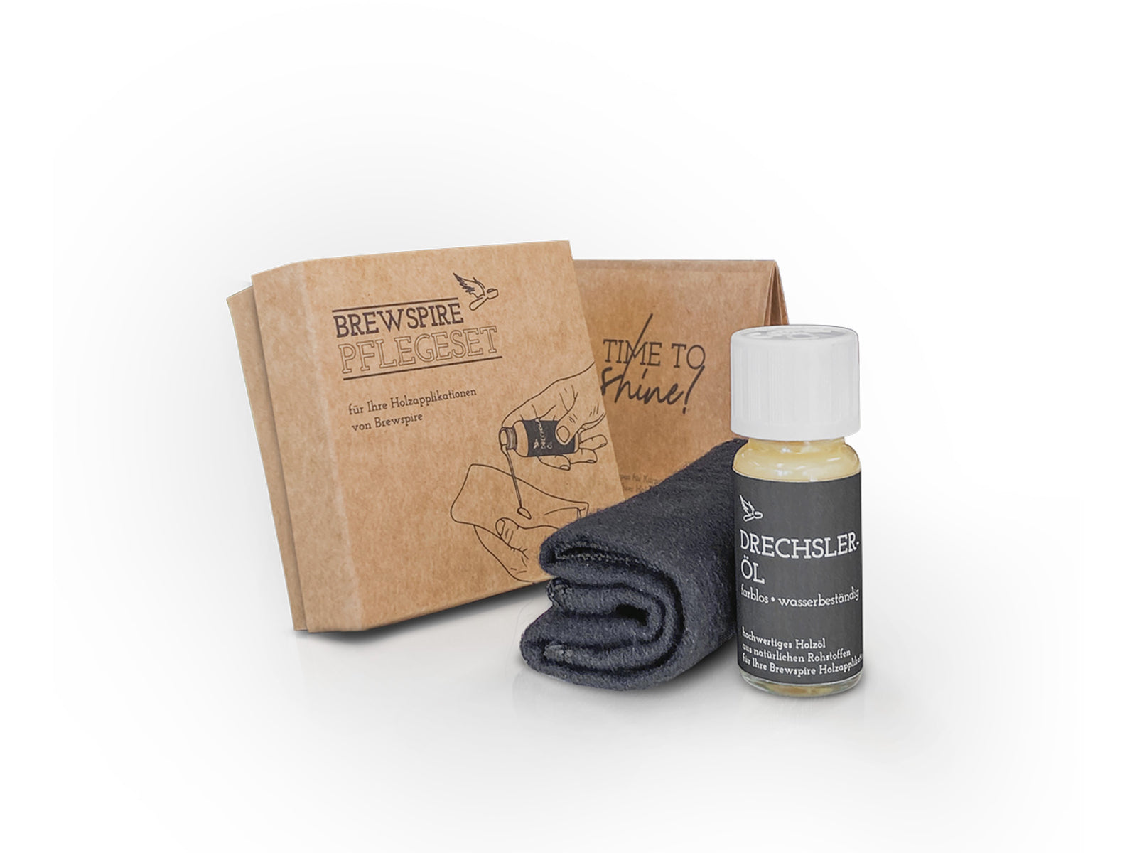 Pflegeset für Brewspire Holzapplikationen